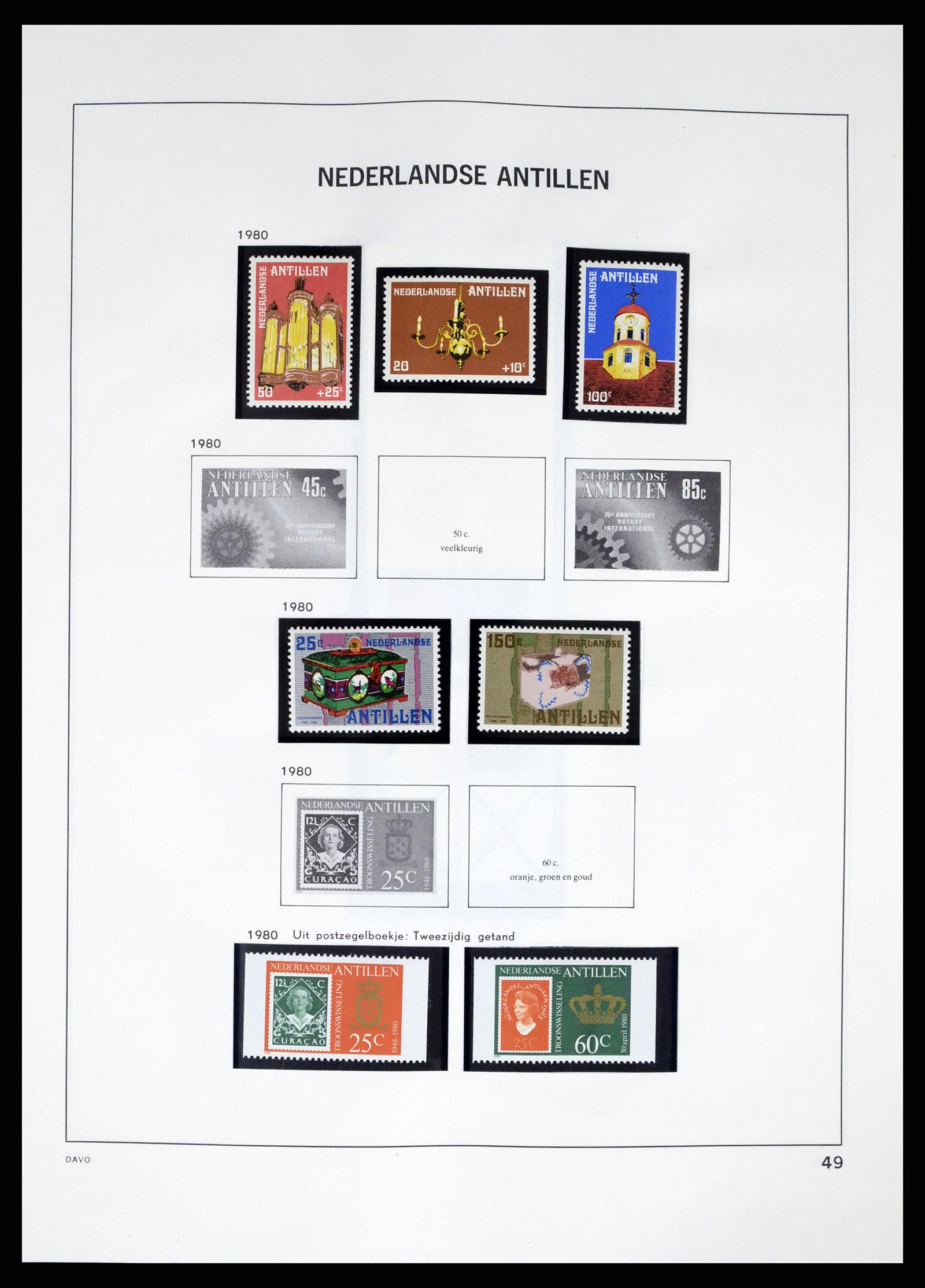 37282 038 - Postzegelverzameling 37282 Overzeese Gebiedsdelen tot 2009.