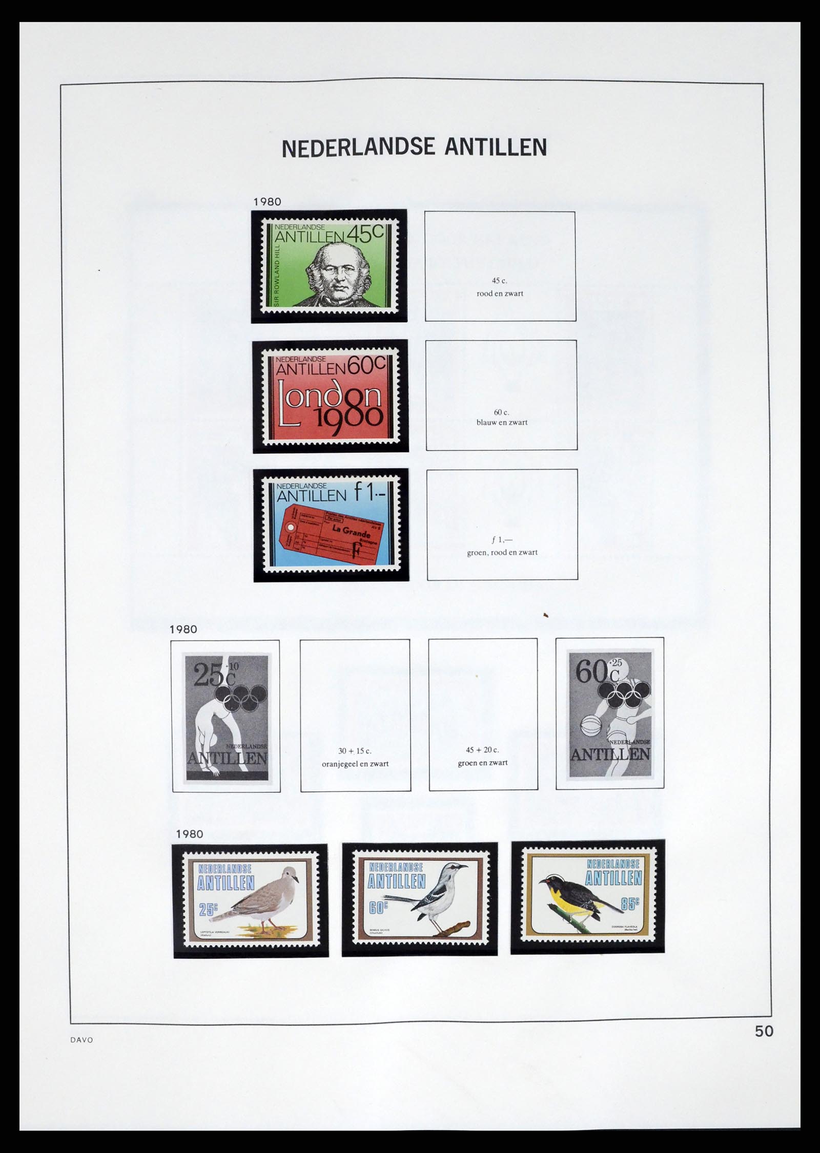 37282 040 - Postzegelverzameling 37282 Overzeese Gebiedsdelen tot 2009.