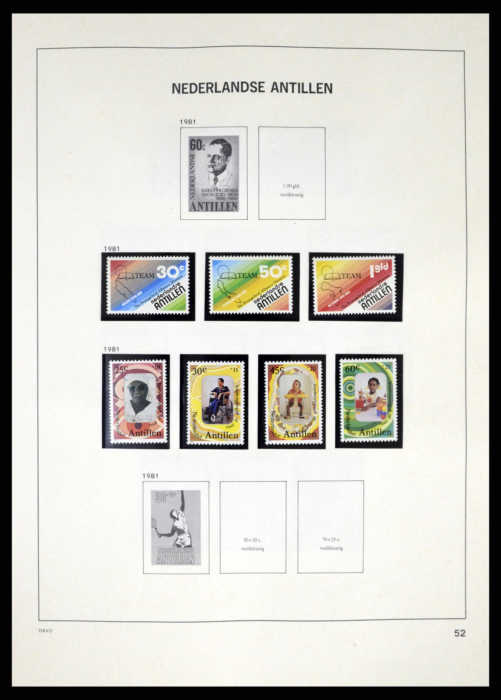 37282 042 - Postzegelverzameling 37282 Overzeese Gebiedsdelen tot 2009.