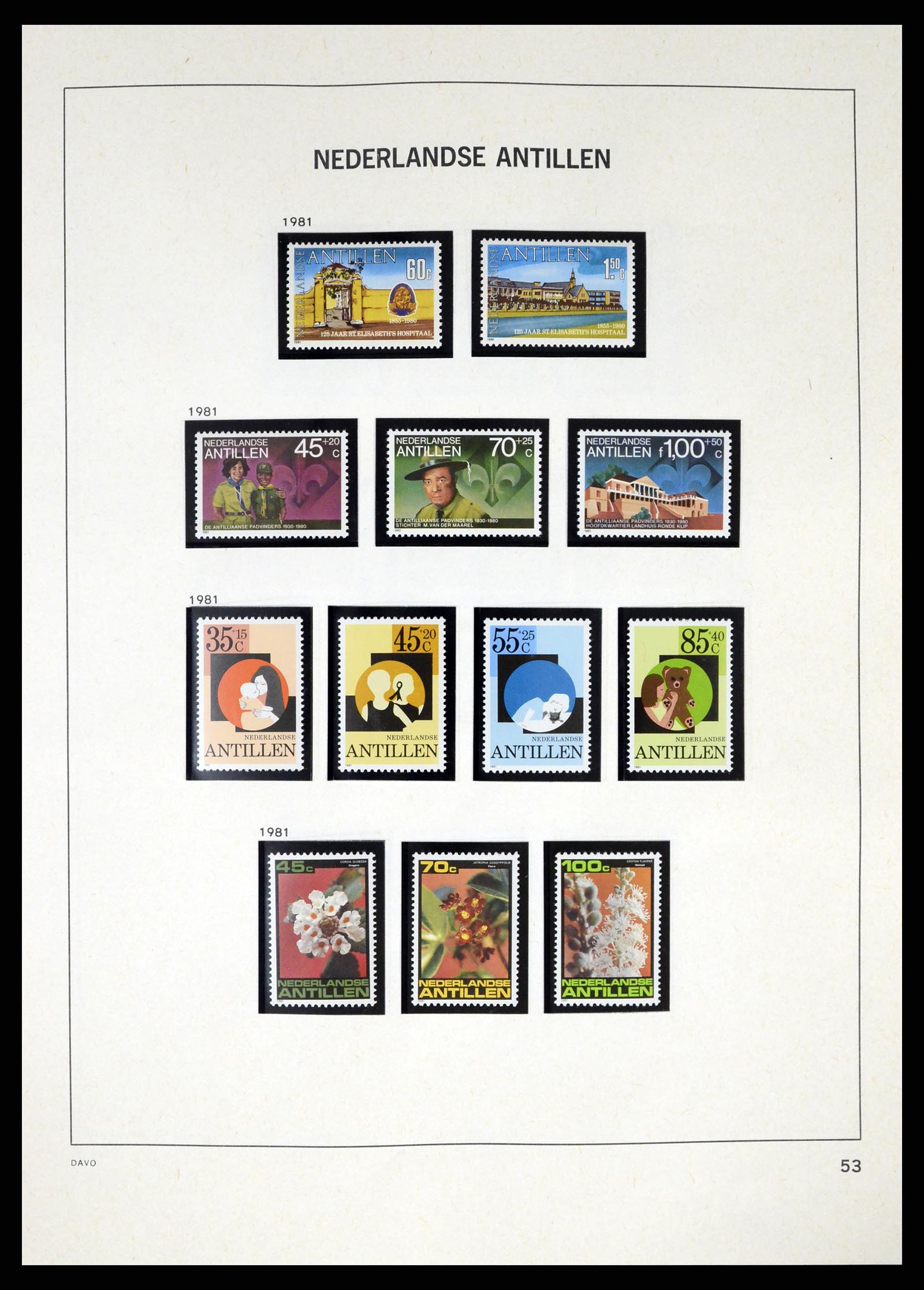 37282 043 - Postzegelverzameling 37282 Overzeese Gebiedsdelen tot 2009.