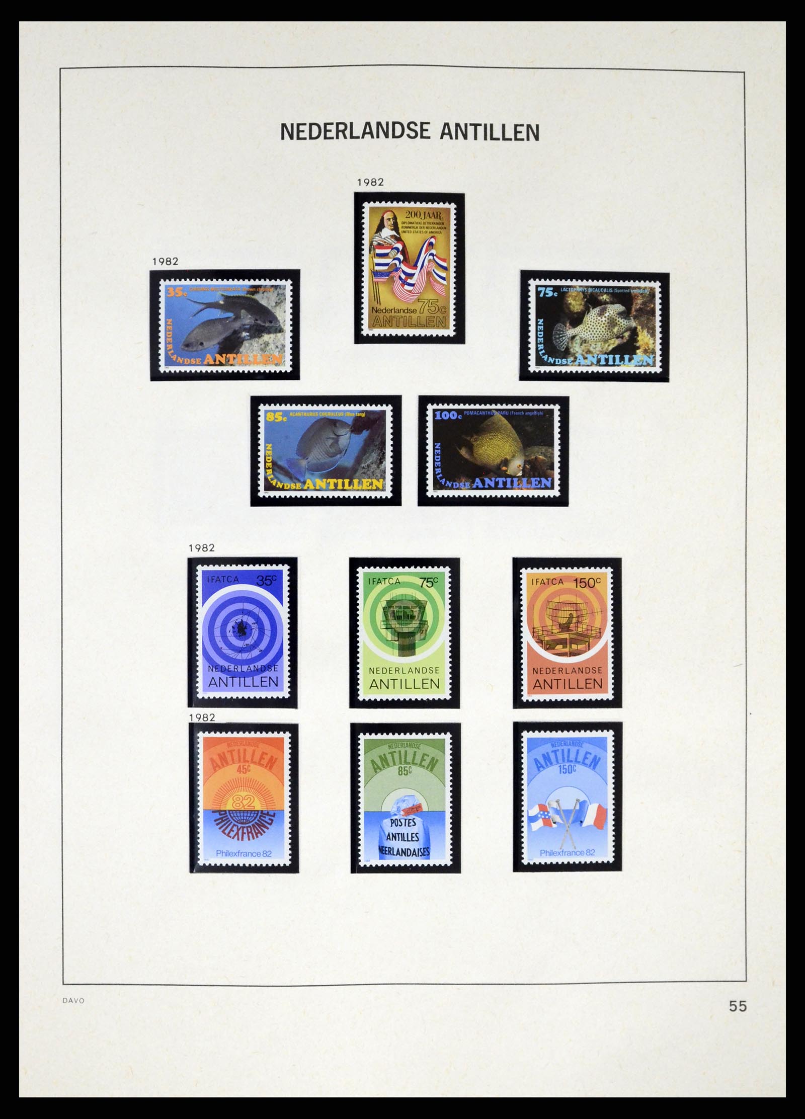 37282 045 - Postzegelverzameling 37282 Overzeese Gebiedsdelen tot 2009.