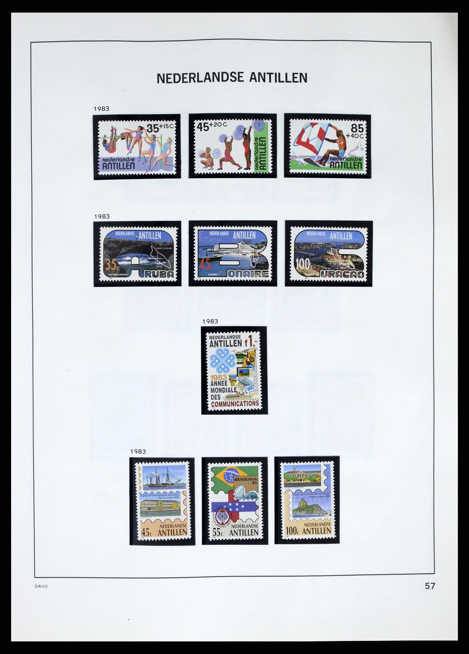37282 047 - Postzegelverzameling 37282 Overzeese Gebiedsdelen tot 2009.