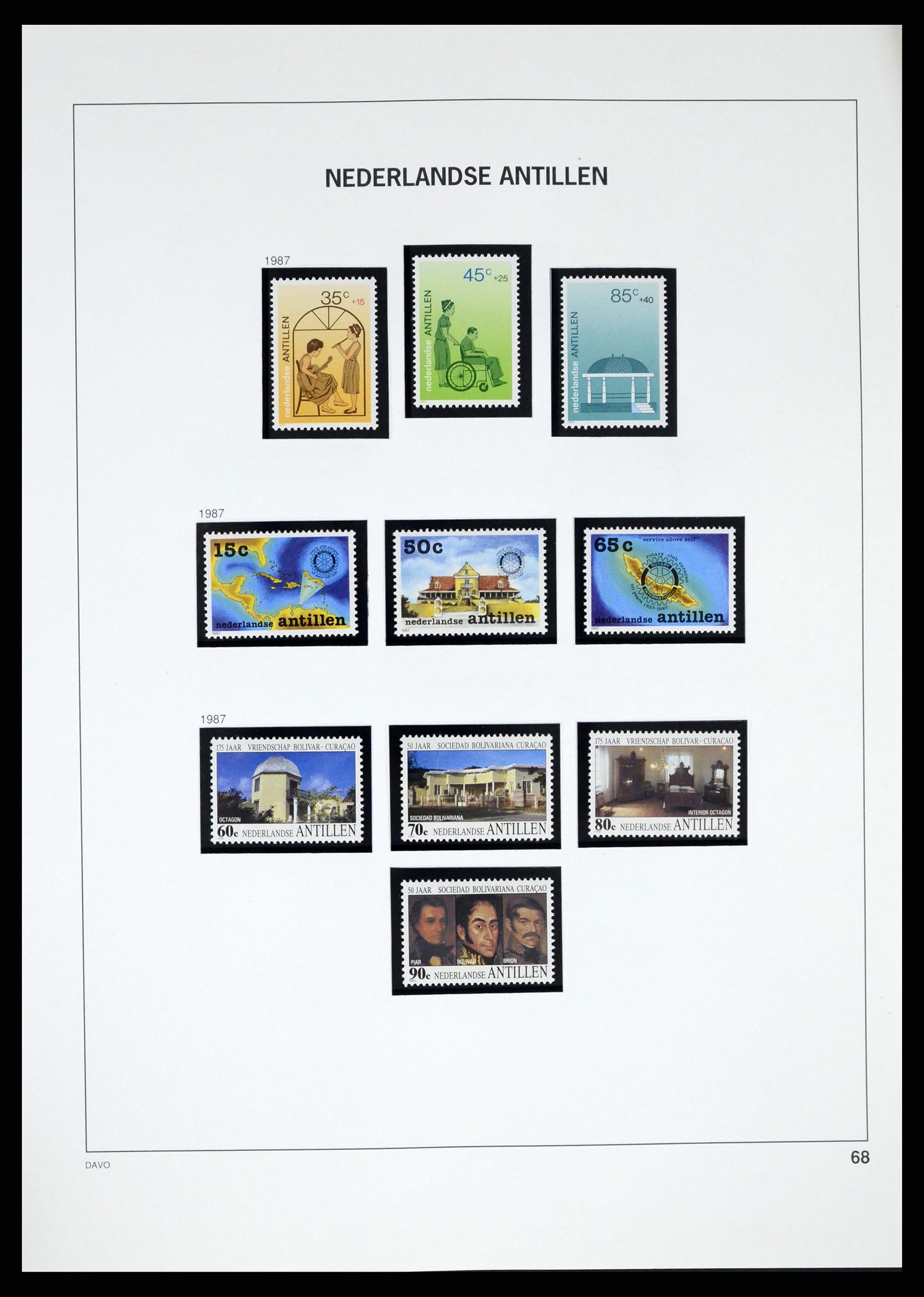 37282 059 - Postzegelverzameling 37282 Overzeese Gebiedsdelen tot 2009.
