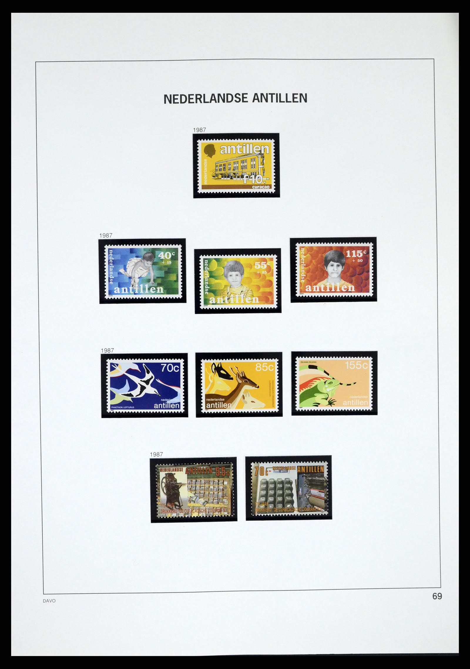 37282 060 - Stamp collection 37282 Dutch territories till 2009.