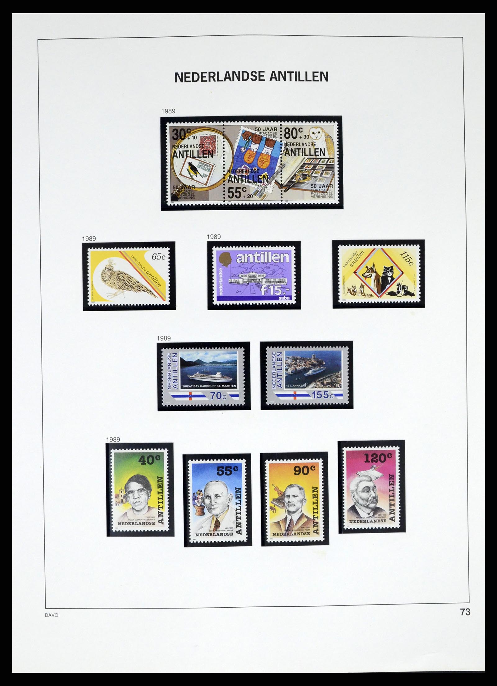 37282 064 - Postzegelverzameling 37282 Overzeese Gebiedsdelen tot 2009.