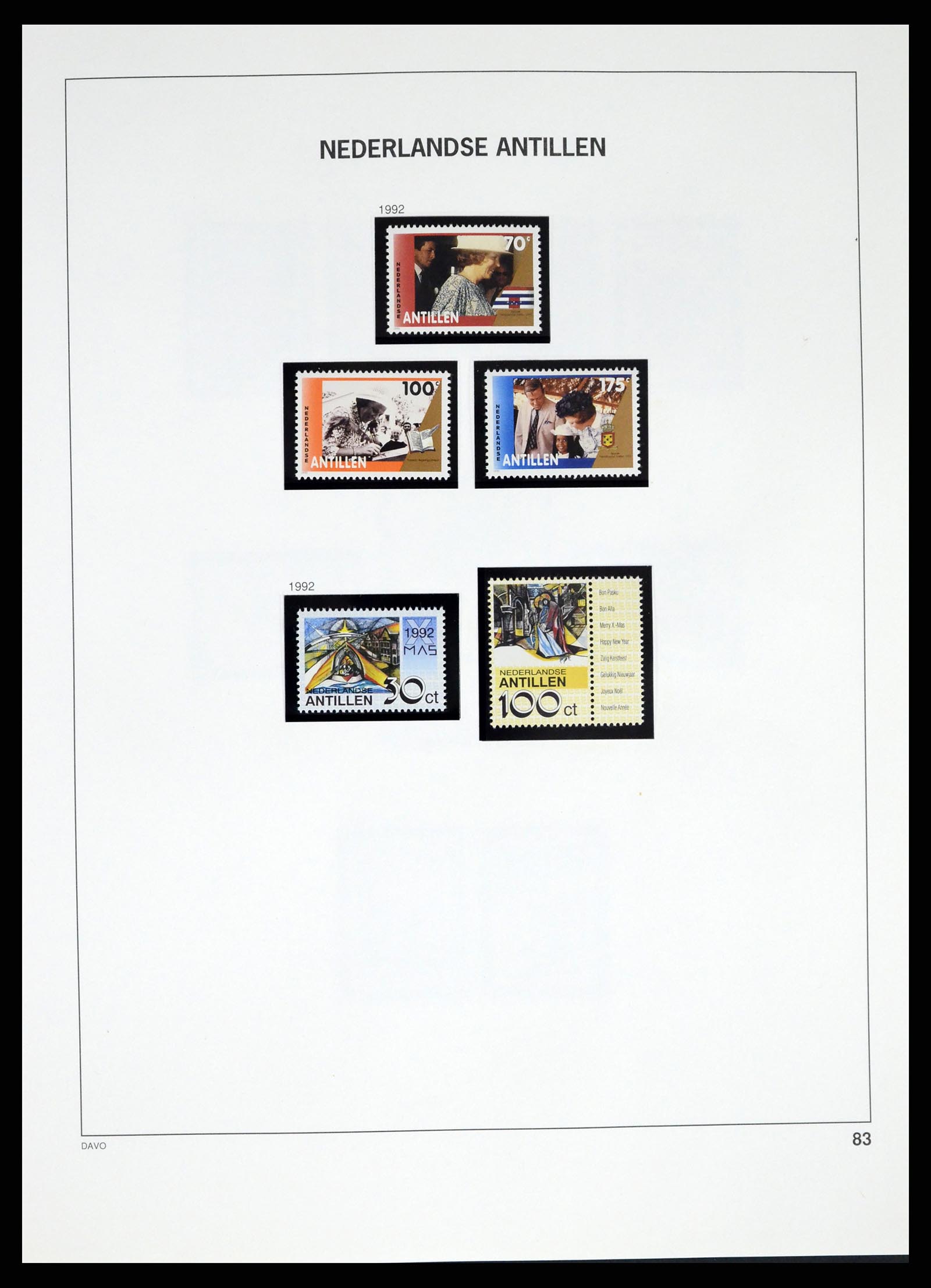 37282 074 - Postzegelverzameling 37282 Overzeese Gebiedsdelen tot 2009.