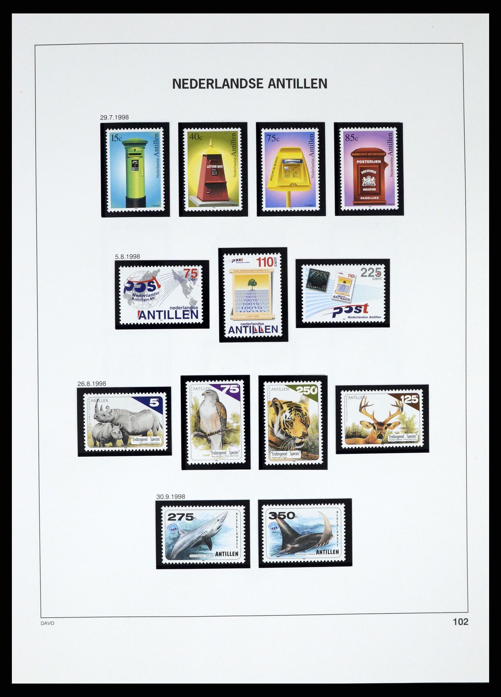 37282 094 - Postzegelverzameling 37282 Overzeese Gebiedsdelen tot 2009.