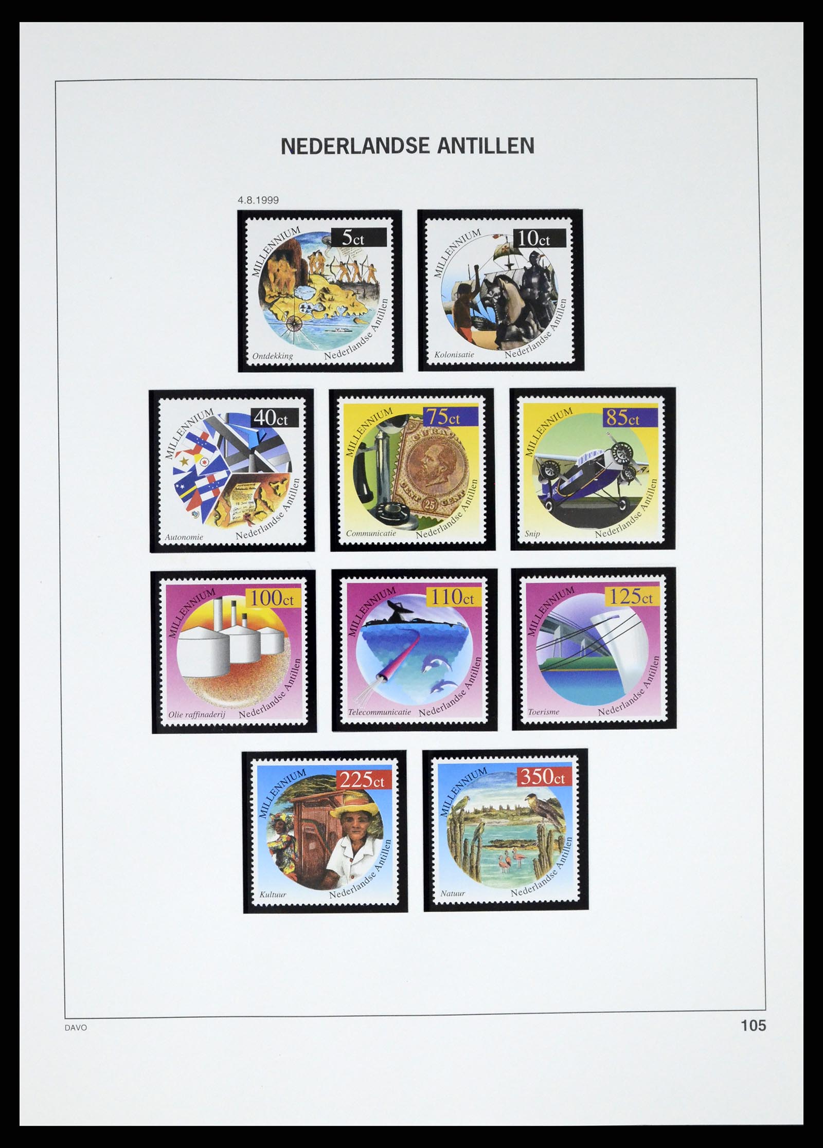 37282 097 - Postzegelverzameling 37282 Overzeese Gebiedsdelen tot 2009.