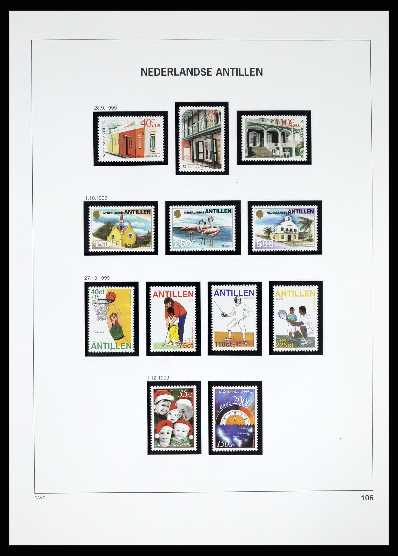 37282 098 - Postzegelverzameling 37282 Overzeese Gebiedsdelen tot 2009.