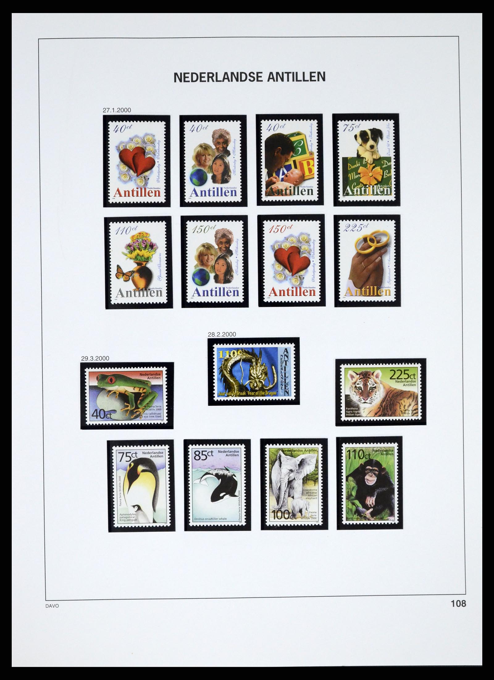 37282 100 - Postzegelverzameling 37282 Overzeese Gebiedsdelen tot 2009.