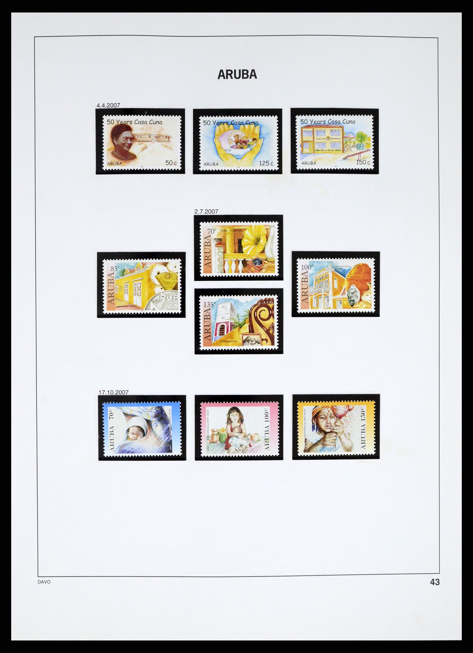 37282 403 - Postzegelverzameling 37282 Overzeese Gebiedsdelen tot 2009.