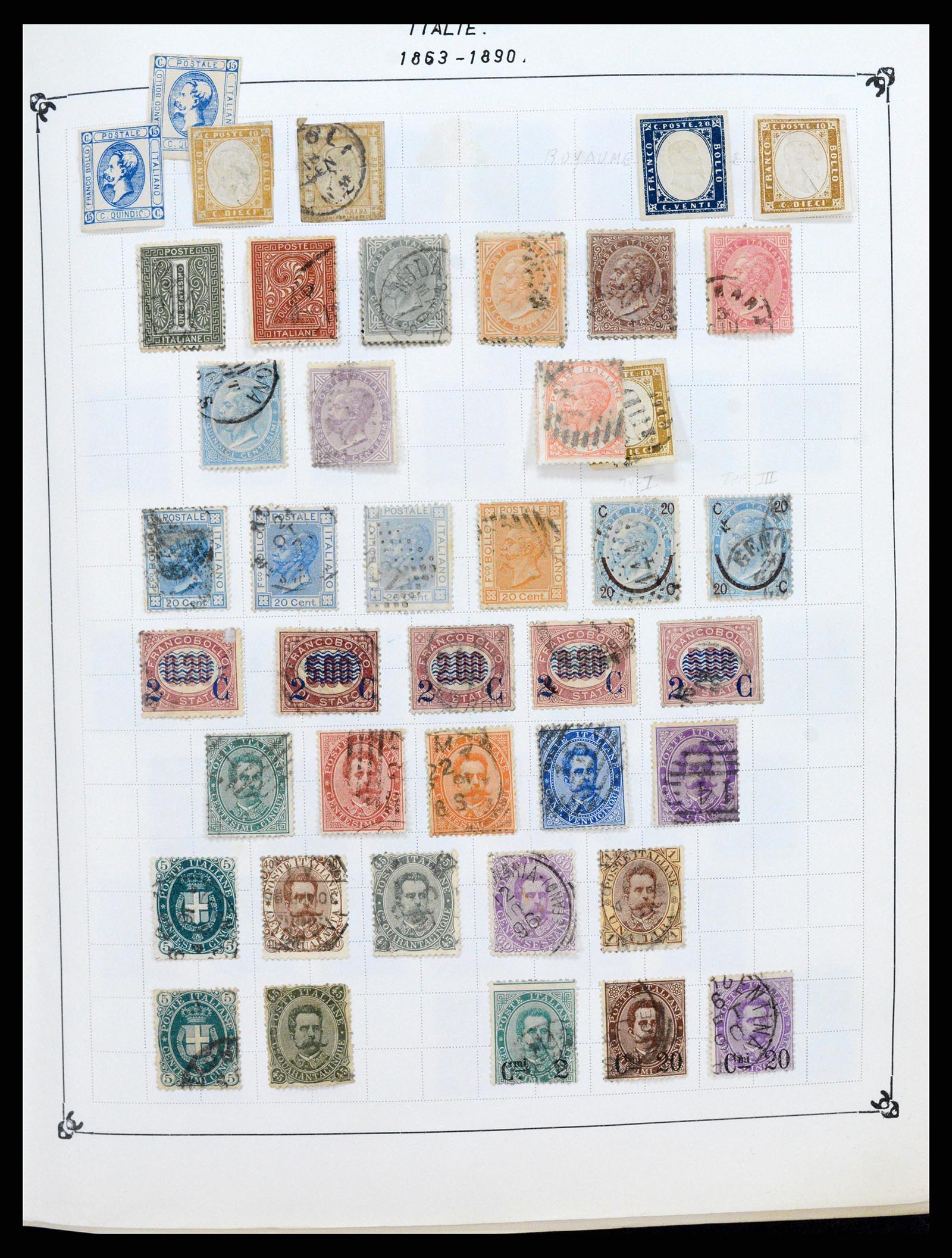 37284 003 - Postzegelverzameling 37284 Italië 1862-1986.