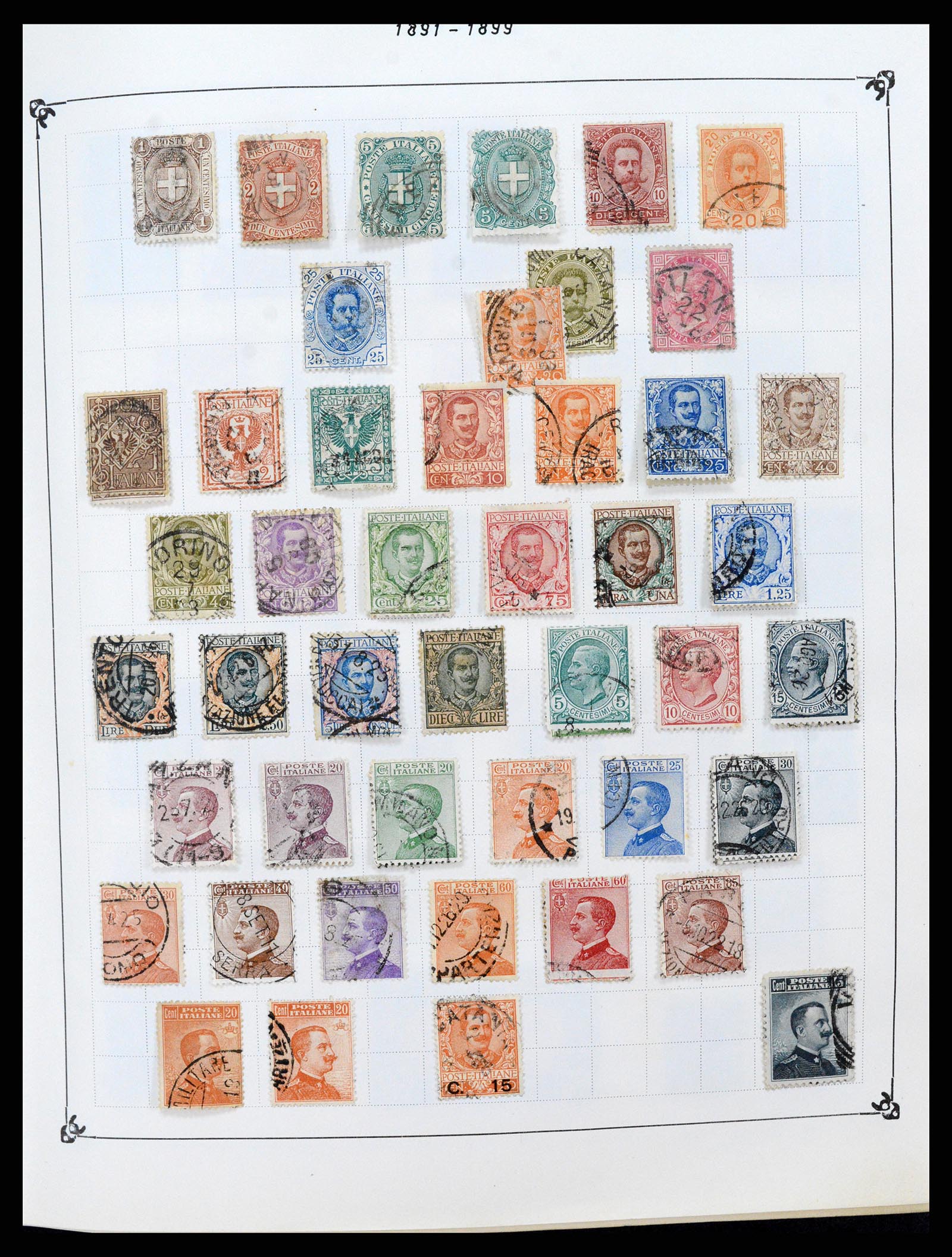 37284 004 - Postzegelverzameling 37284 Italië 1862-1986.