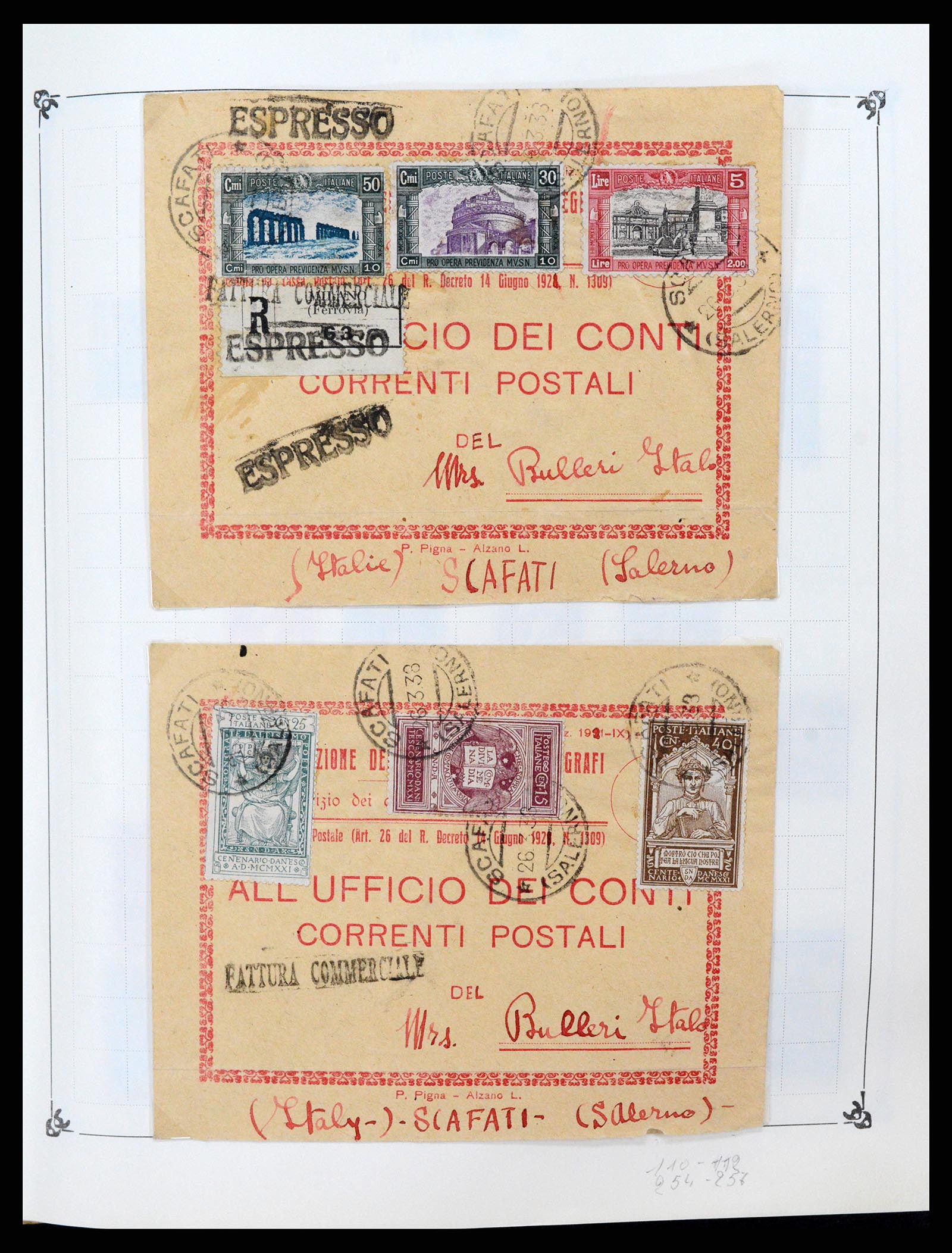 37284 007 - Postzegelverzameling 37284 Italië 1862-1986.