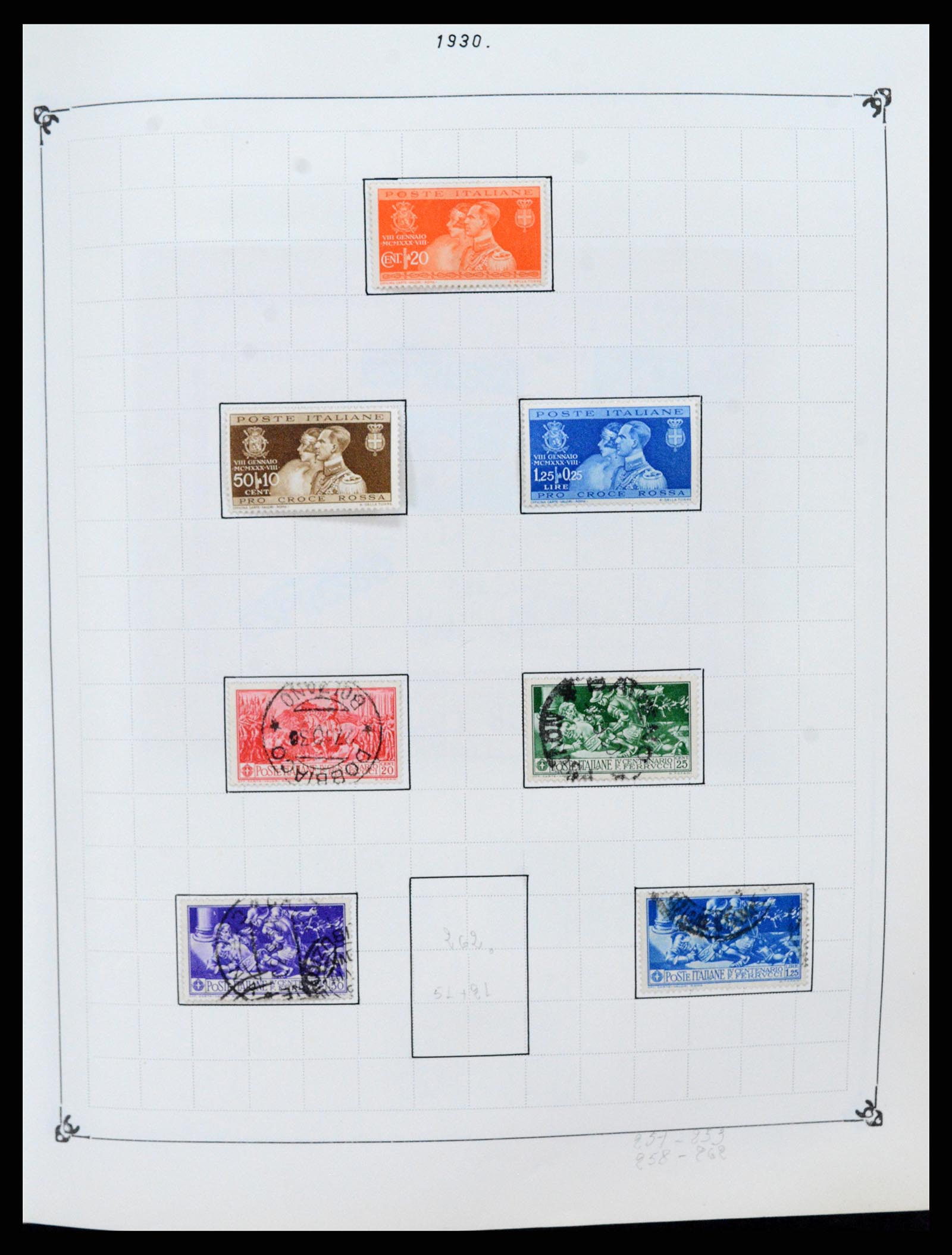 37284 011 - Postzegelverzameling 37284 Italië 1862-1986.