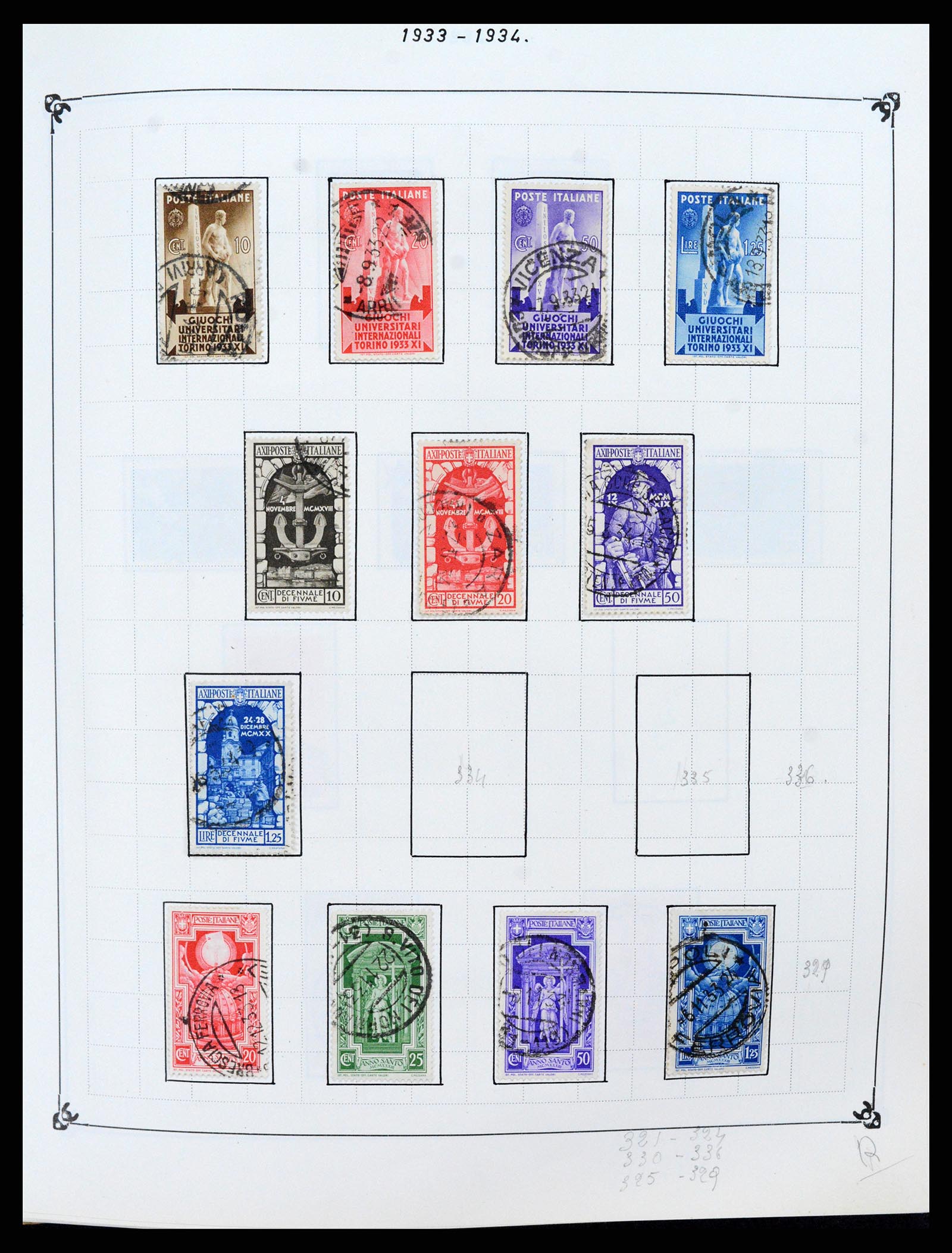 37284 017 - Postzegelverzameling 37284 Italië 1862-1986.