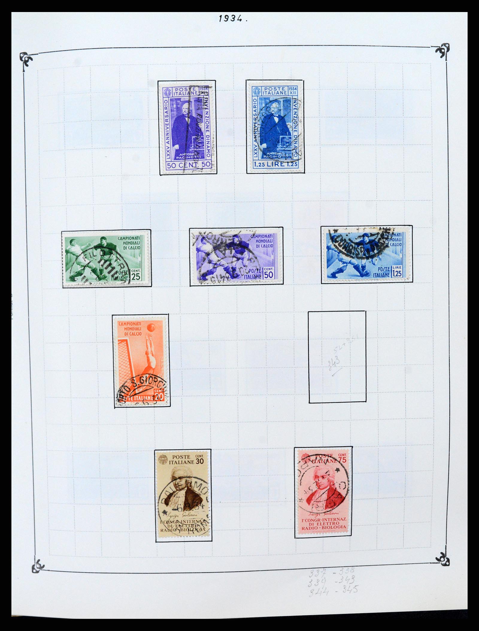 37284 018 - Postzegelverzameling 37284 Italië 1862-1986.