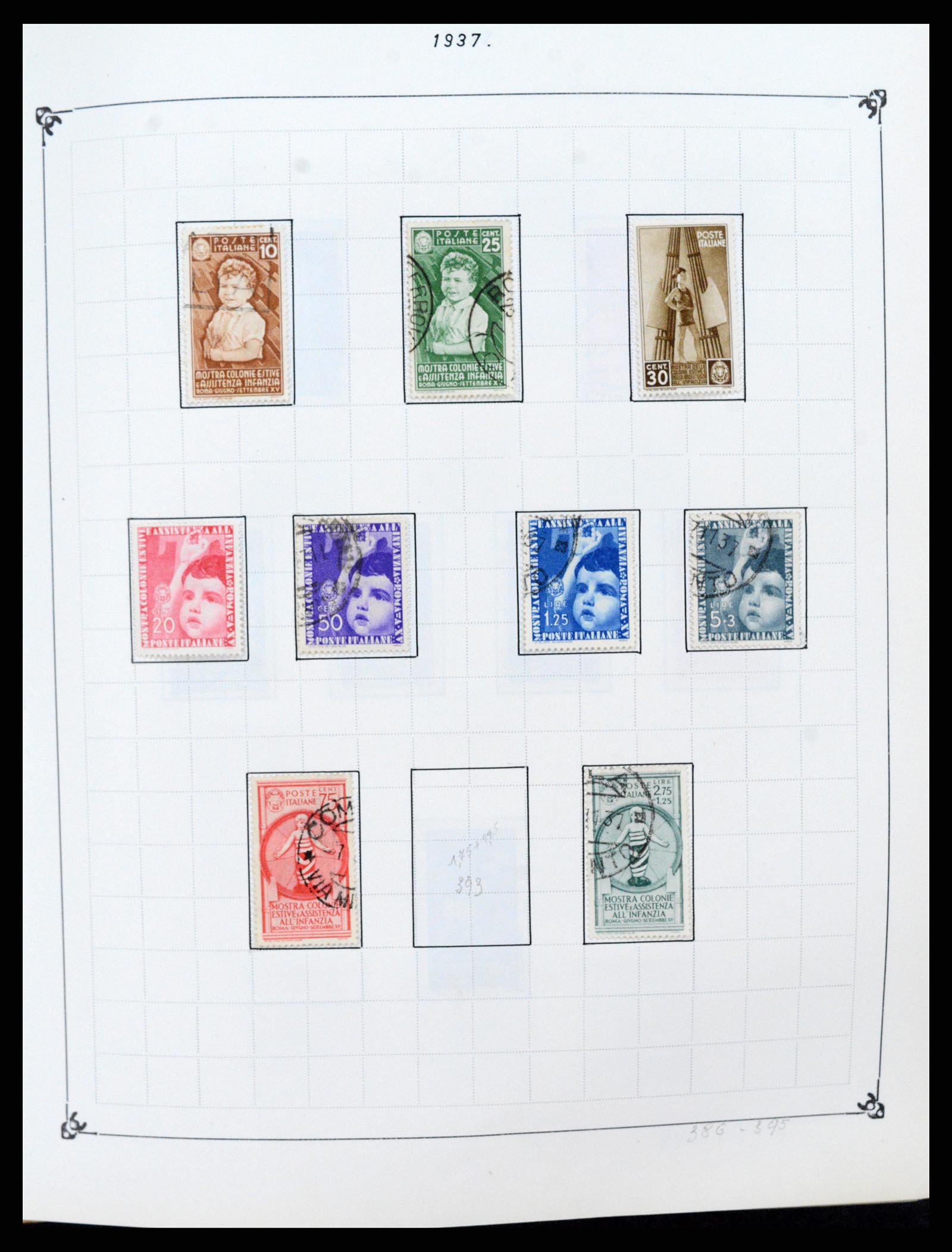 37284 022 - Postzegelverzameling 37284 Italië 1862-1986.