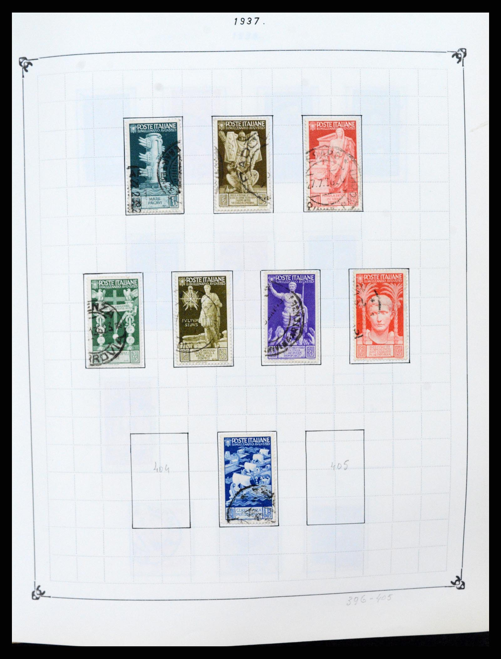 37284 023 - Postzegelverzameling 37284 Italië 1862-1986.