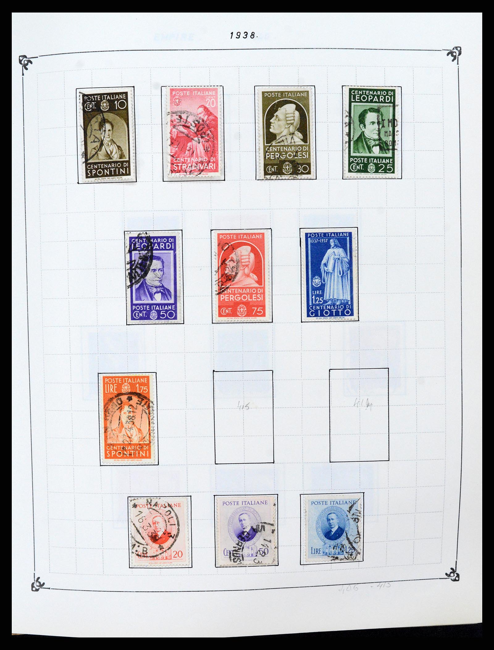37284 024 - Postzegelverzameling 37284 Italië 1862-1986.