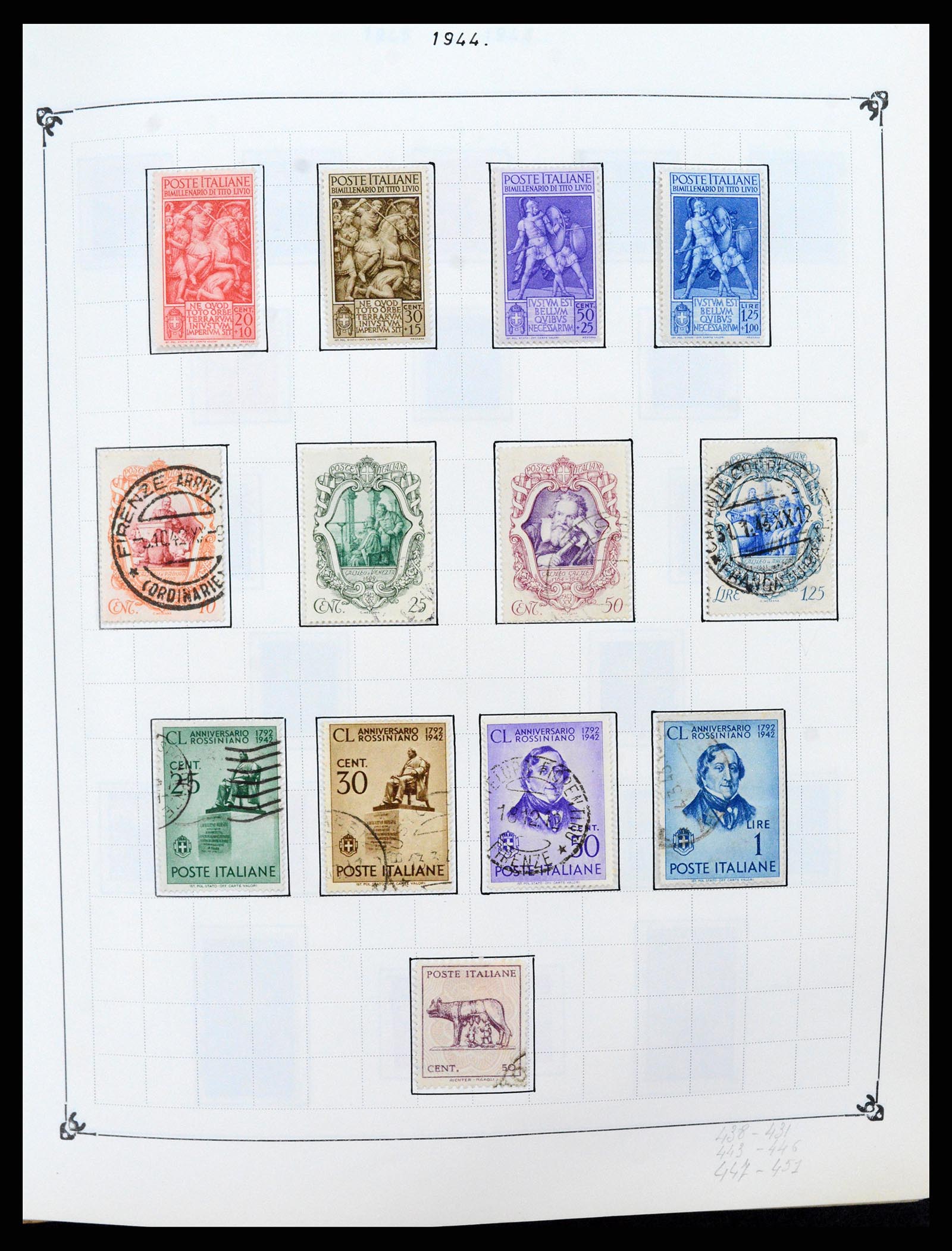 37284 027 - Postzegelverzameling 37284 Italië 1862-1986.