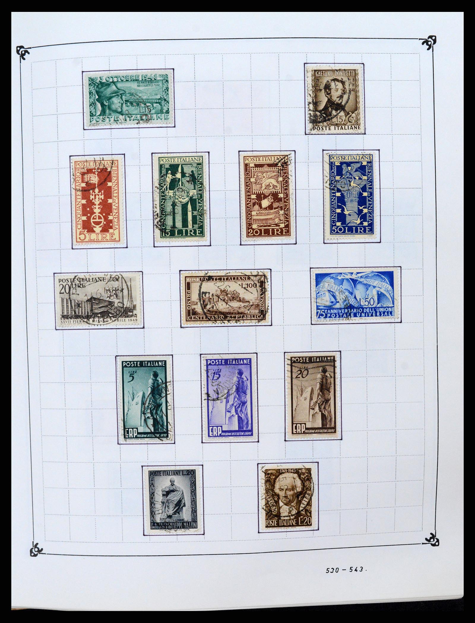 37284 031 - Postzegelverzameling 37284 Italië 1862-1986.