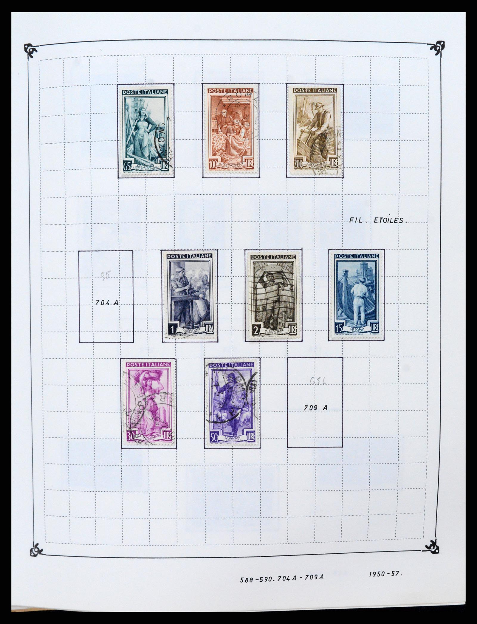 37284 035 - Postzegelverzameling 37284 Italië 1862-1986.