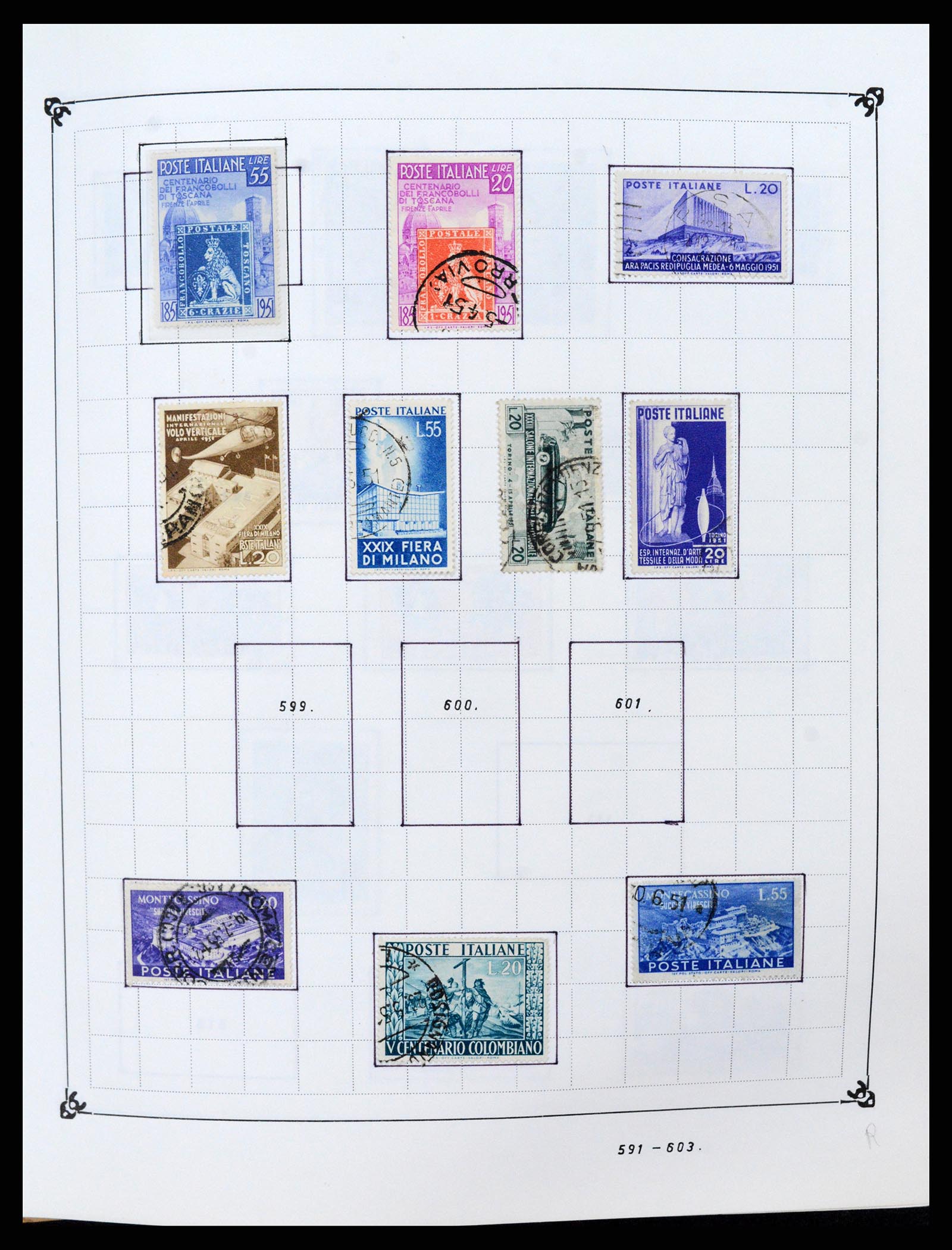 37284 036 - Postzegelverzameling 37284 Italië 1862-1986.