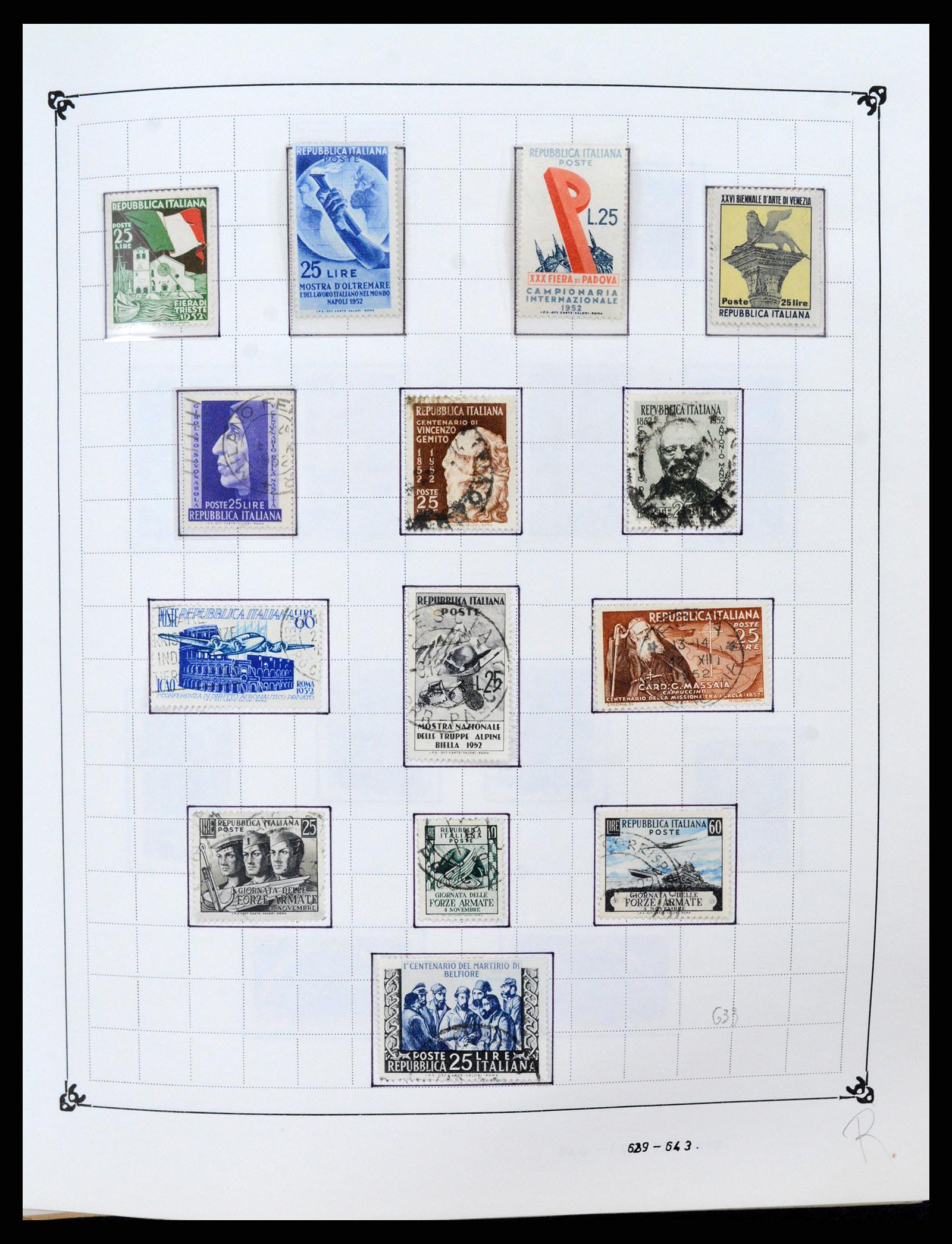37284 039 - Postzegelverzameling 37284 Italië 1862-1986.
