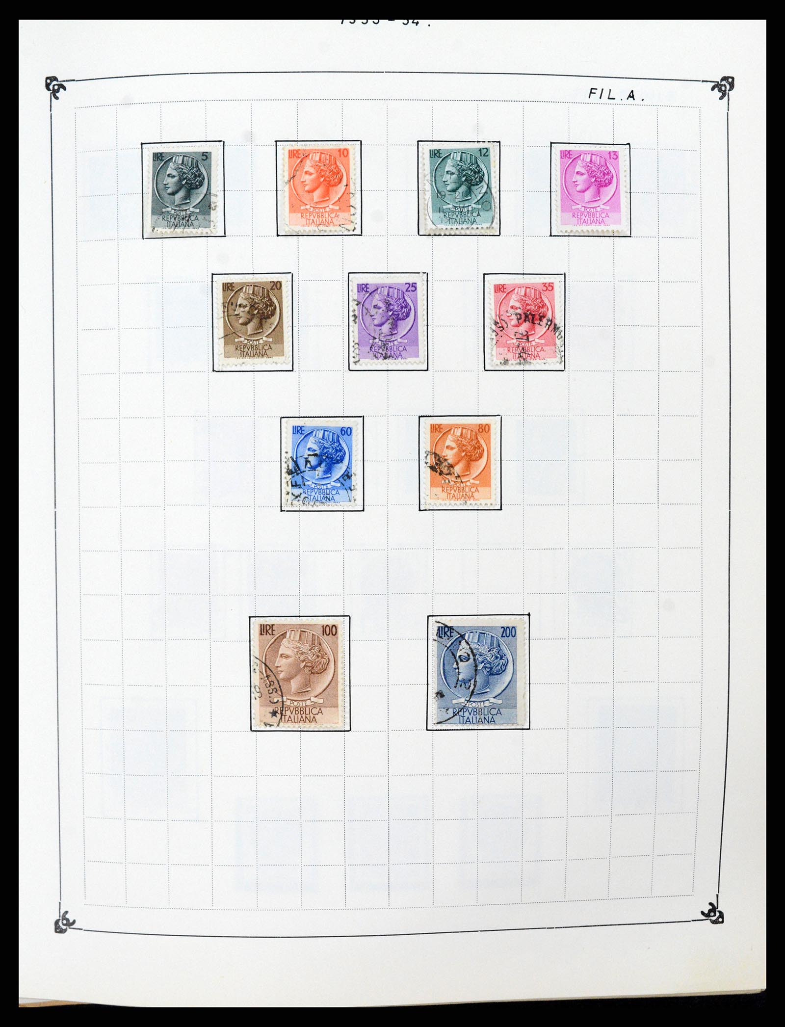 37284 041 - Postzegelverzameling 37284 Italië 1862-1986.