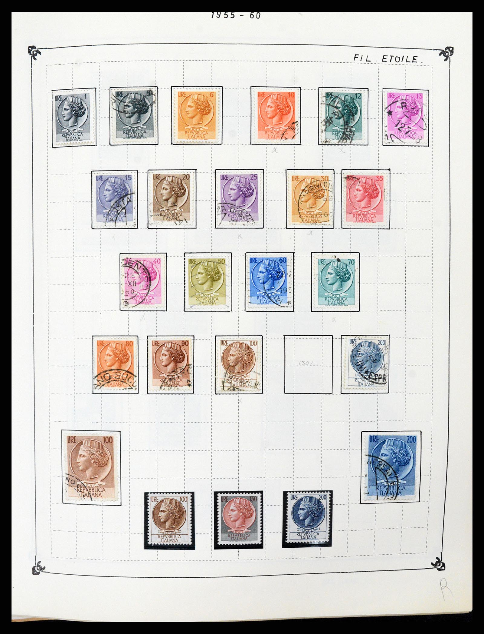 37284 042 - Postzegelverzameling 37284 Italië 1862-1986.