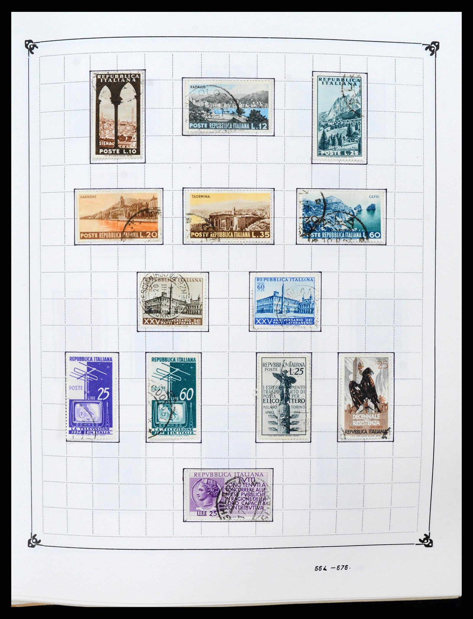 37284 043 - Postzegelverzameling 37284 Italië 1862-1986.