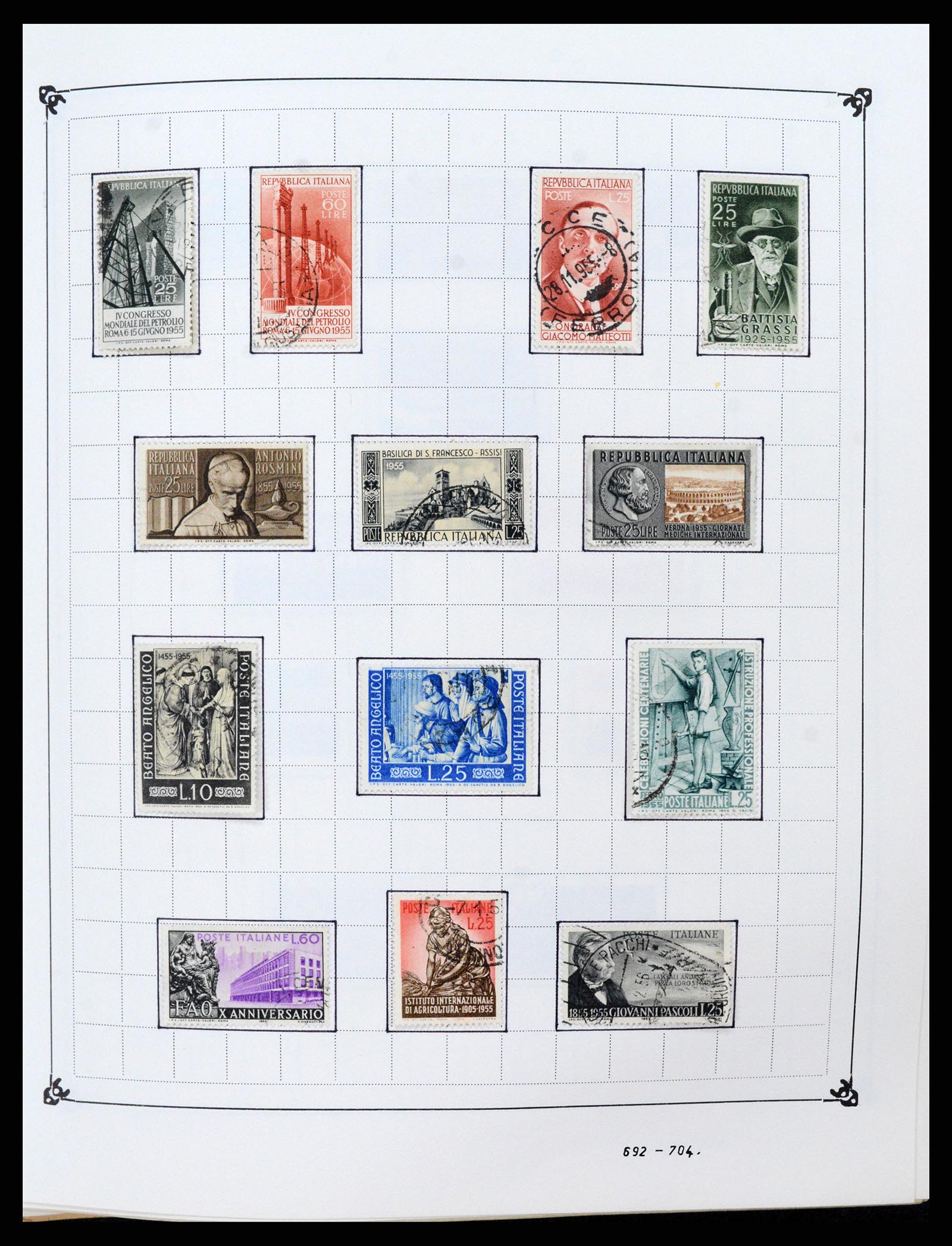 37284 045 - Postzegelverzameling 37284 Italië 1862-1986.