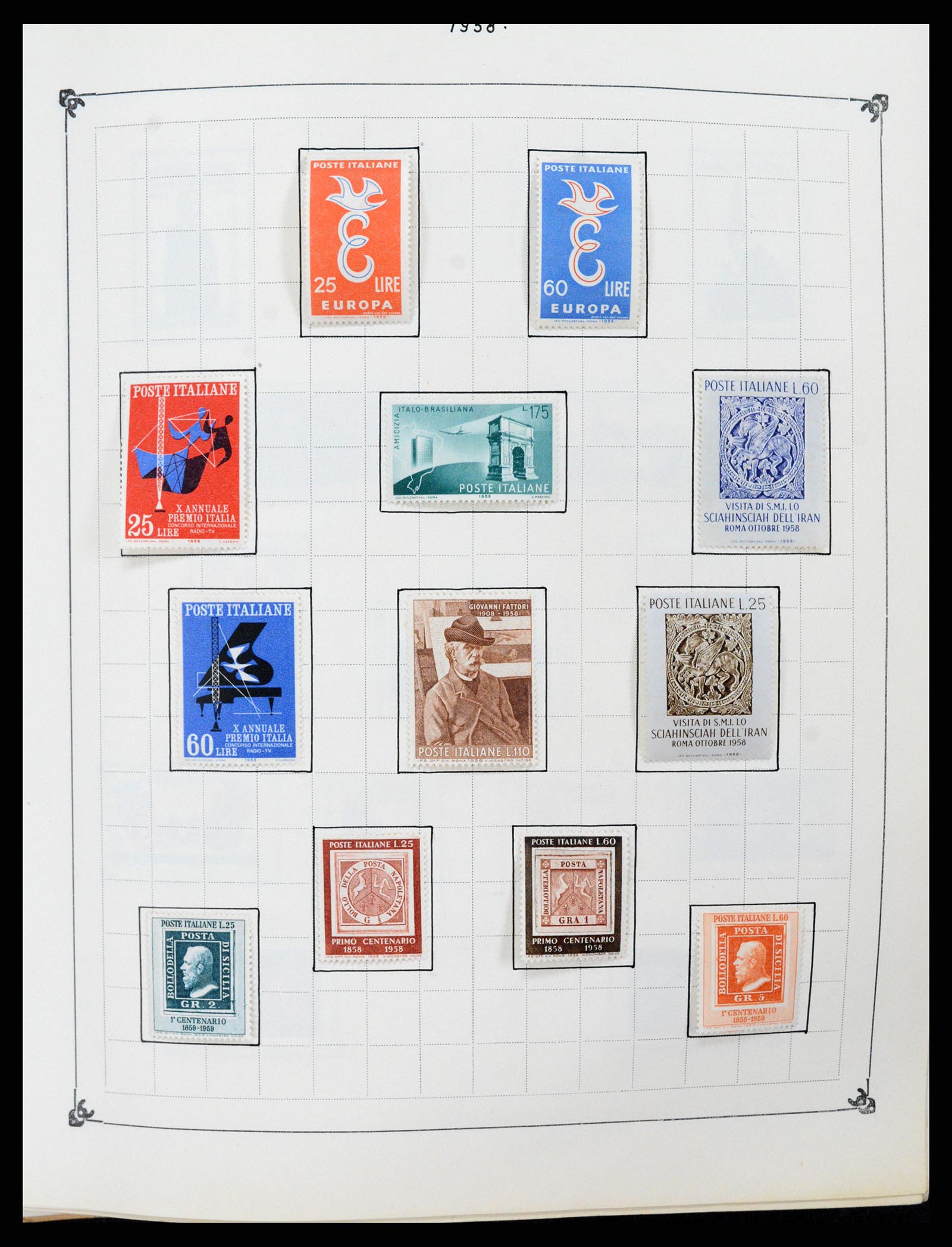 37284 050 - Postzegelverzameling 37284 Italië 1862-1986.