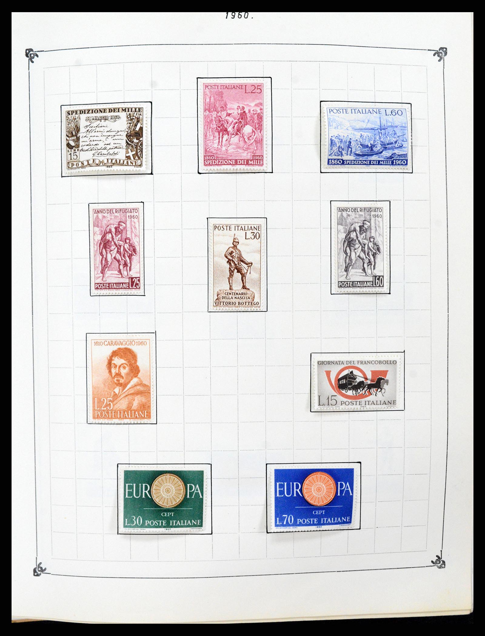 37284 053 - Postzegelverzameling 37284 Italië 1862-1986.