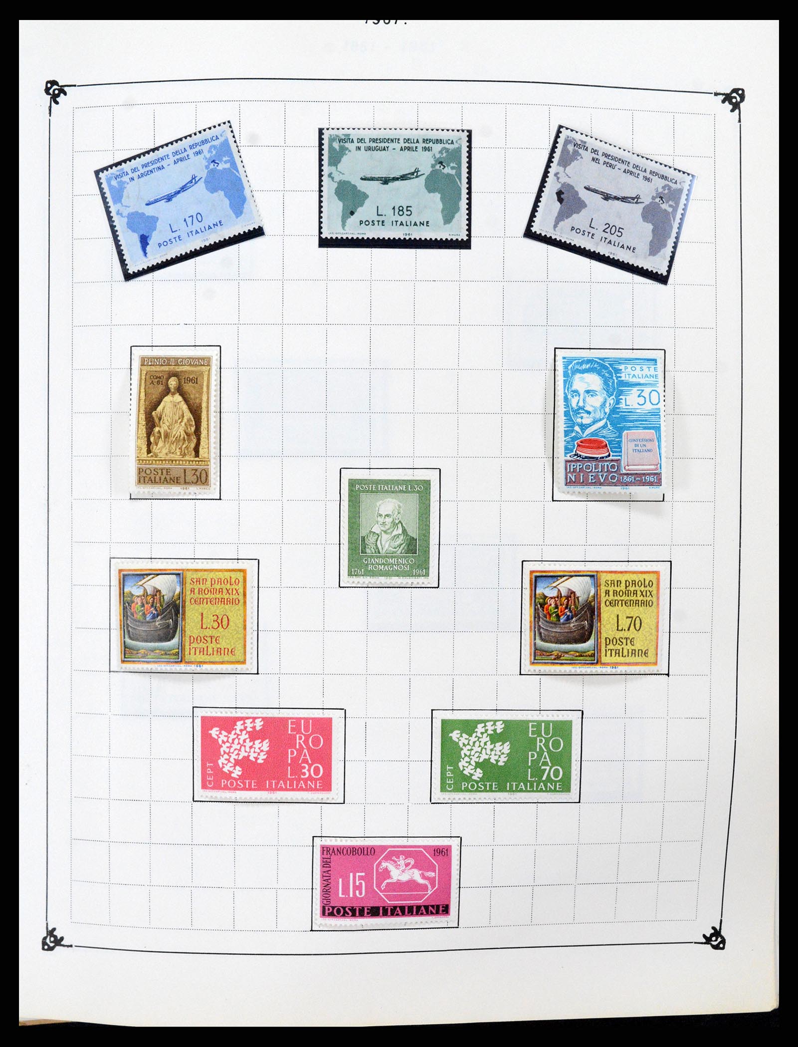 37284 056 - Postzegelverzameling 37284 Italië 1862-1986.