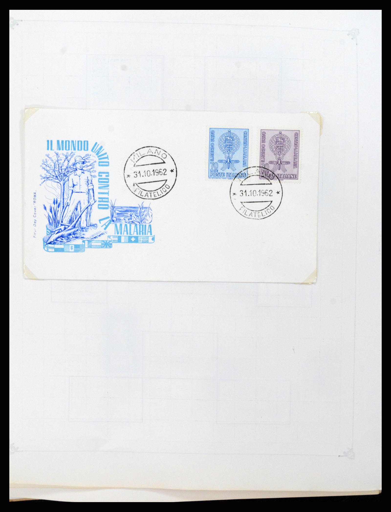 37284 059 - Postzegelverzameling 37284 Italië 1862-1986.