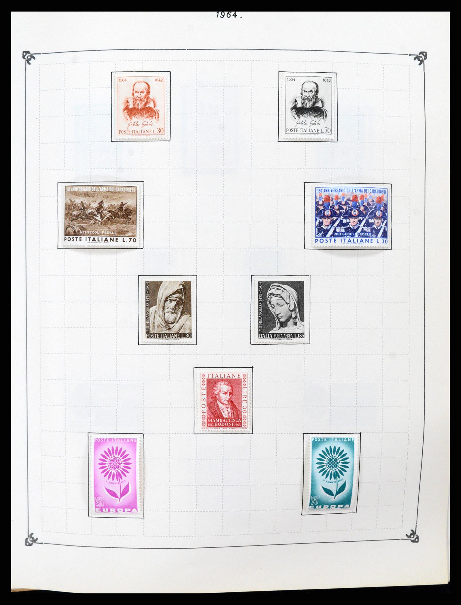 37284 063 - Postzegelverzameling 37284 Italië 1862-1986.