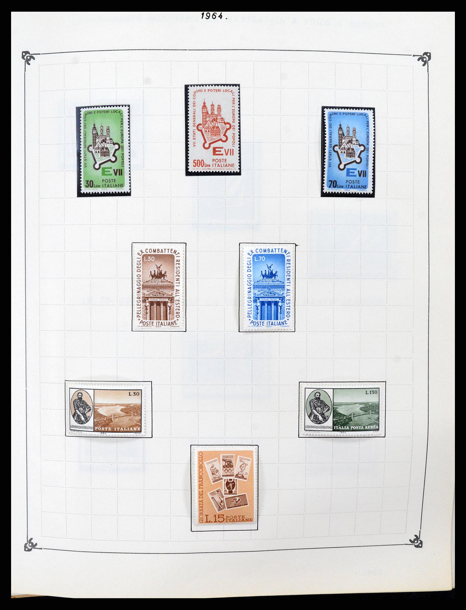 37284 064 - Postzegelverzameling 37284 Italië 1862-1986.