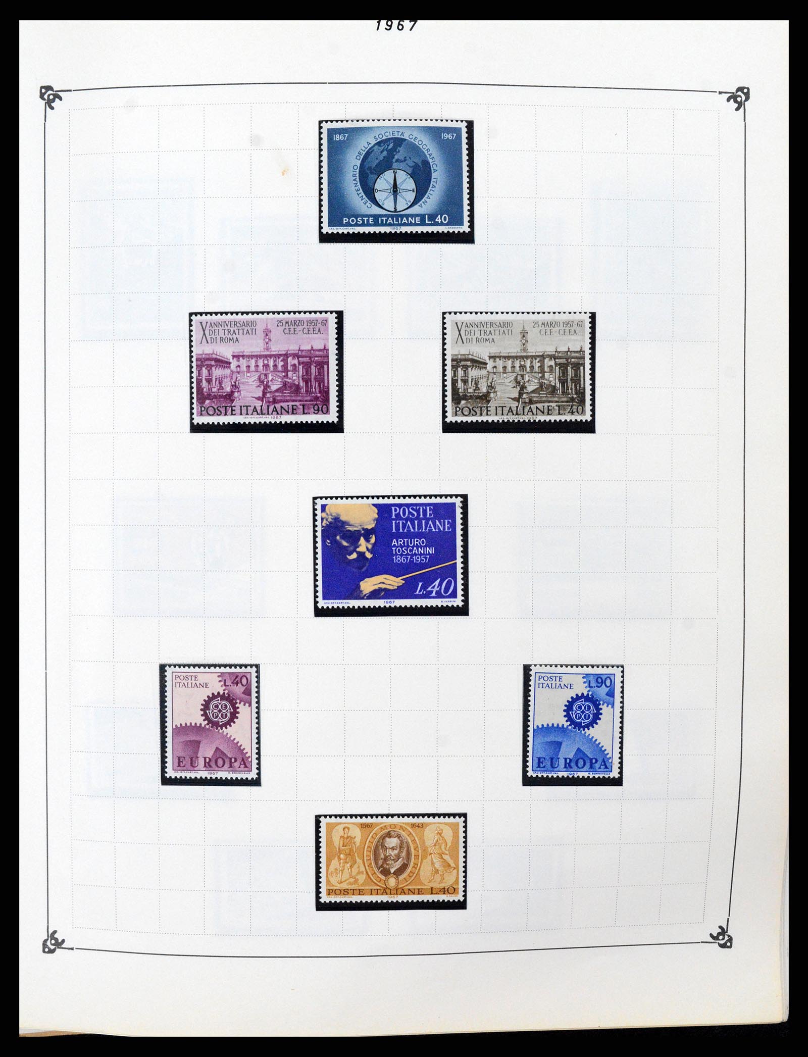 37284 071 - Postzegelverzameling 37284 Italië 1862-1986.