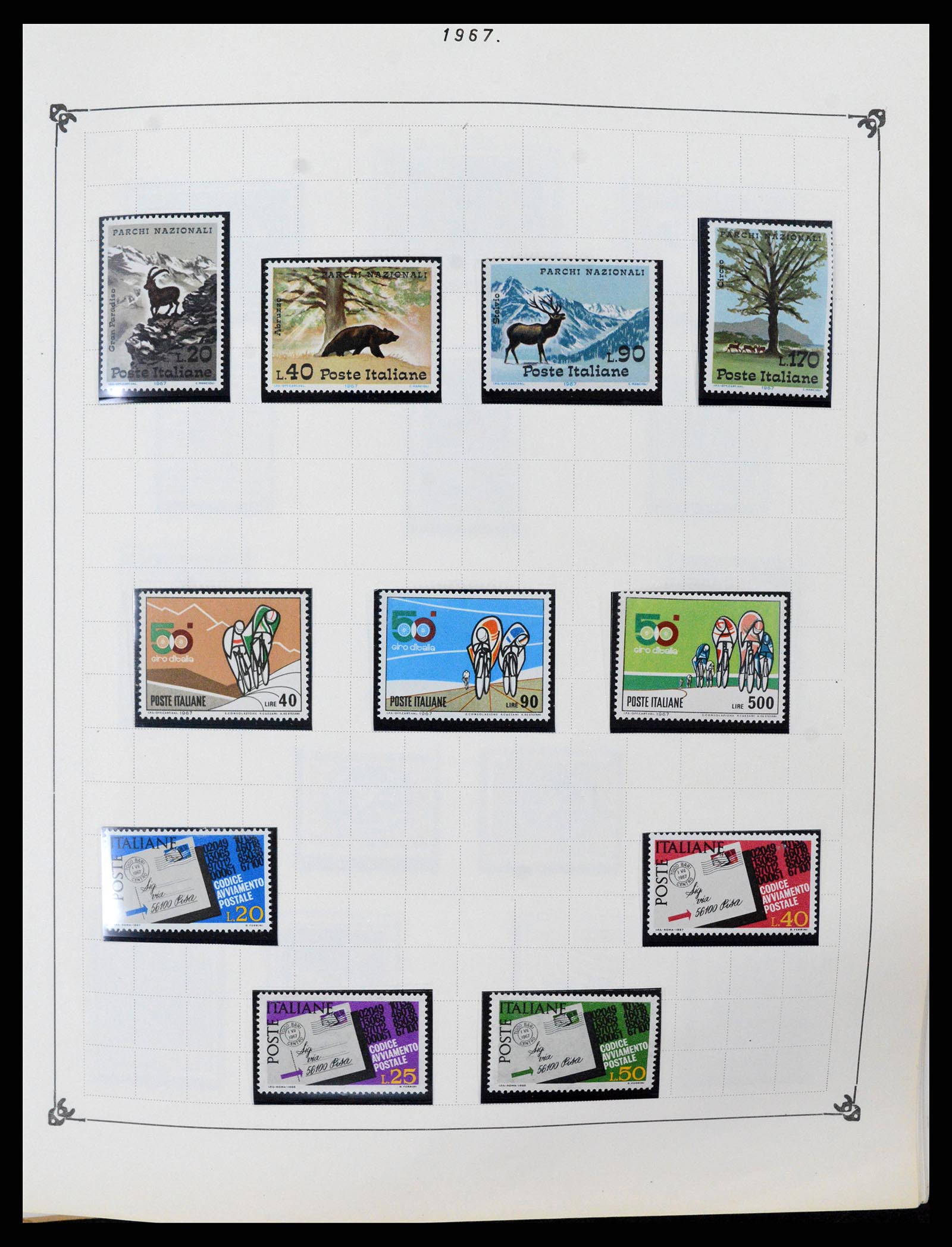 37284 072 - Postzegelverzameling 37284 Italië 1862-1986.