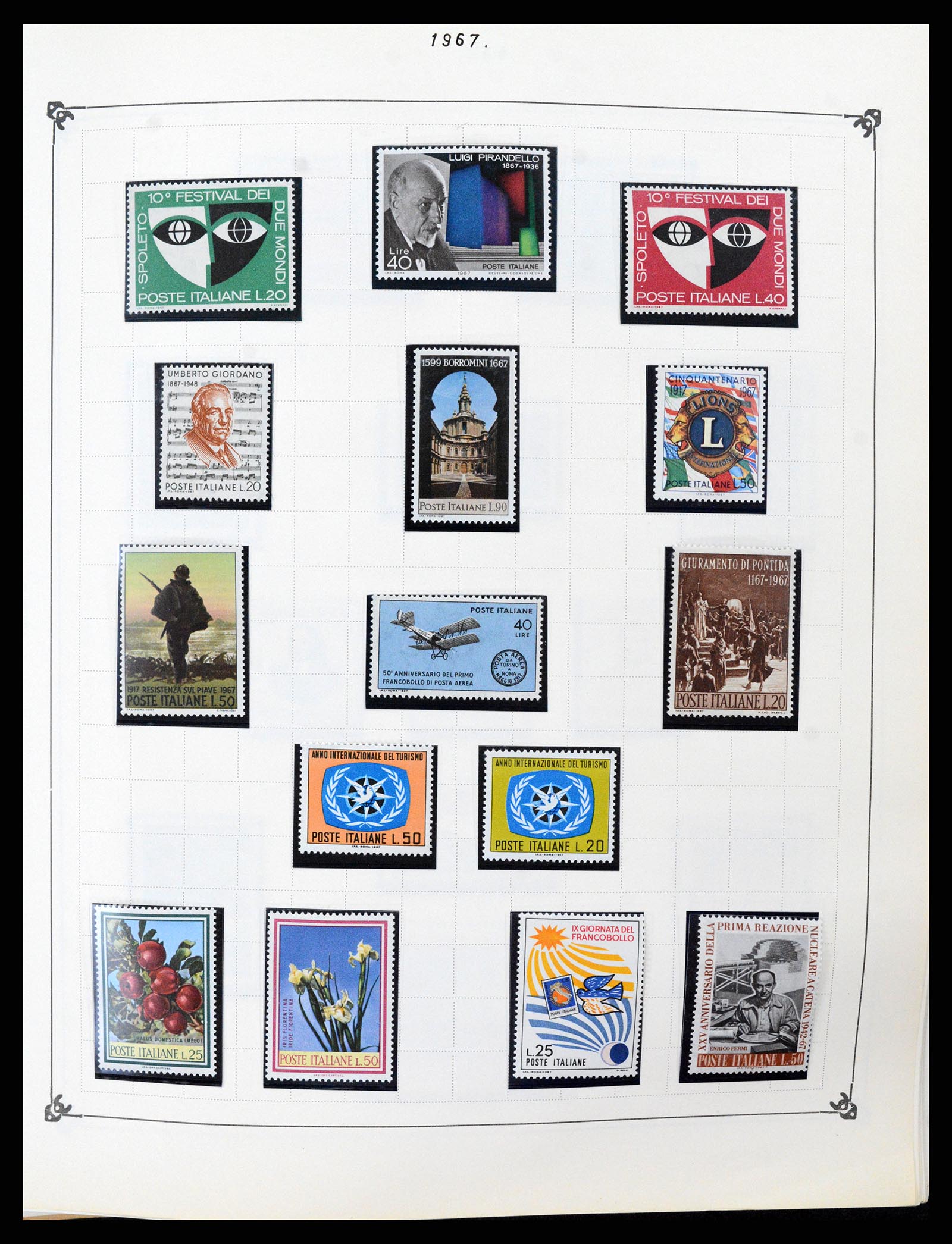 37284 073 - Postzegelverzameling 37284 Italië 1862-1986.