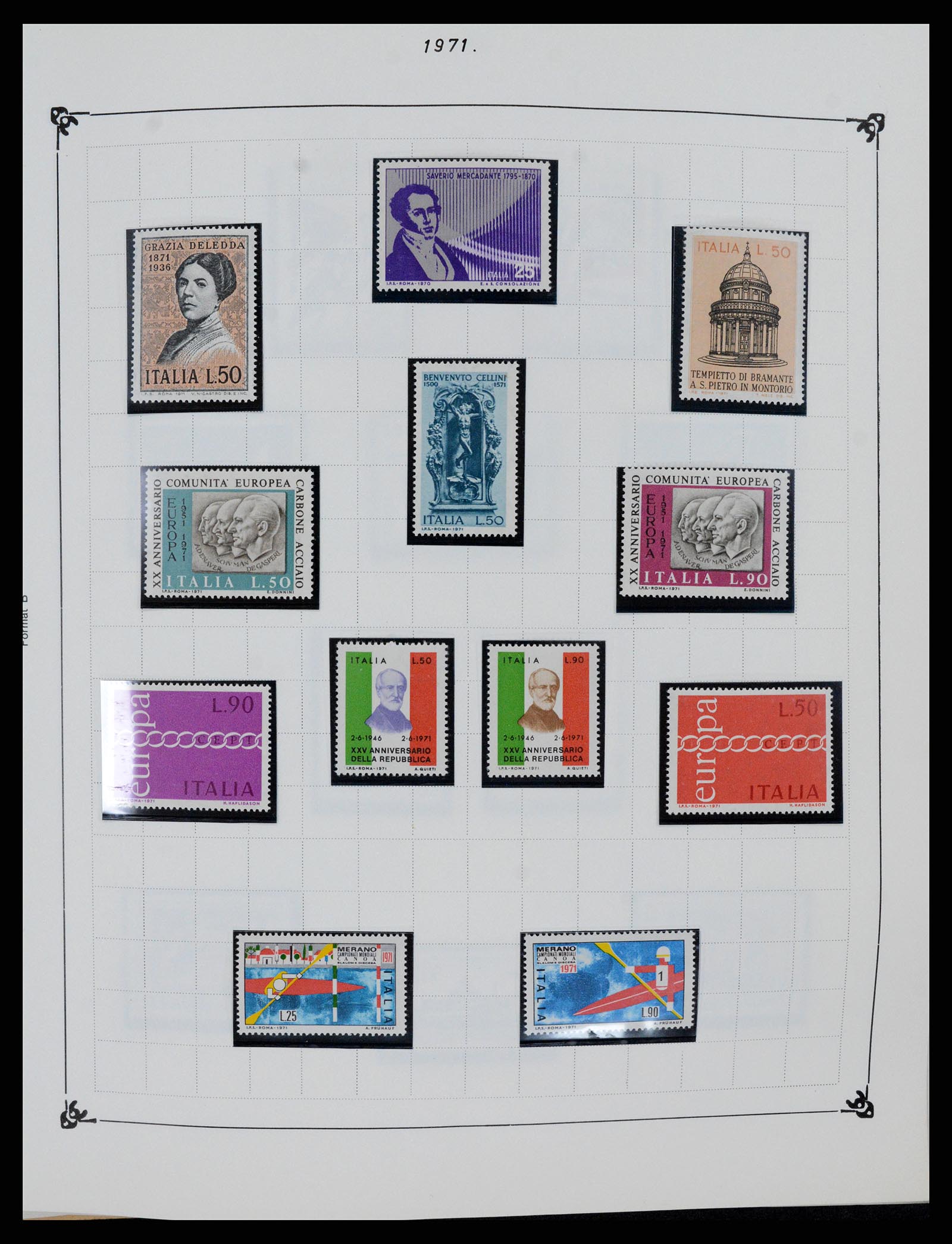 37284 081 - Postzegelverzameling 37284 Italië 1862-1986.