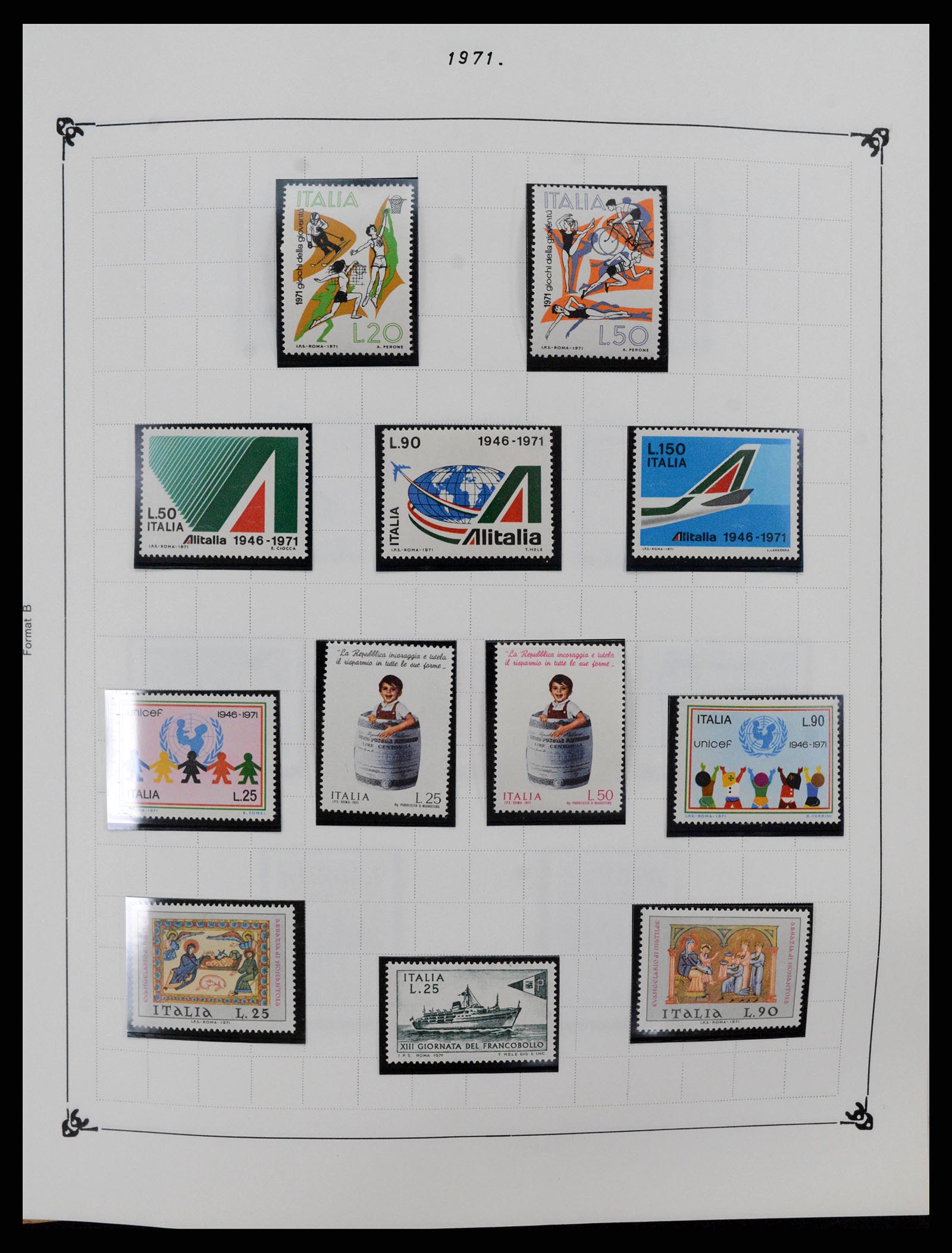 37284 082 - Postzegelverzameling 37284 Italië 1862-1986.
