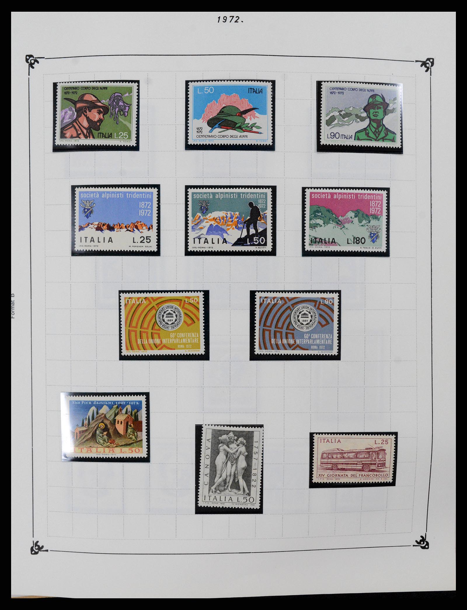 37284 084 - Postzegelverzameling 37284 Italië 1862-1986.