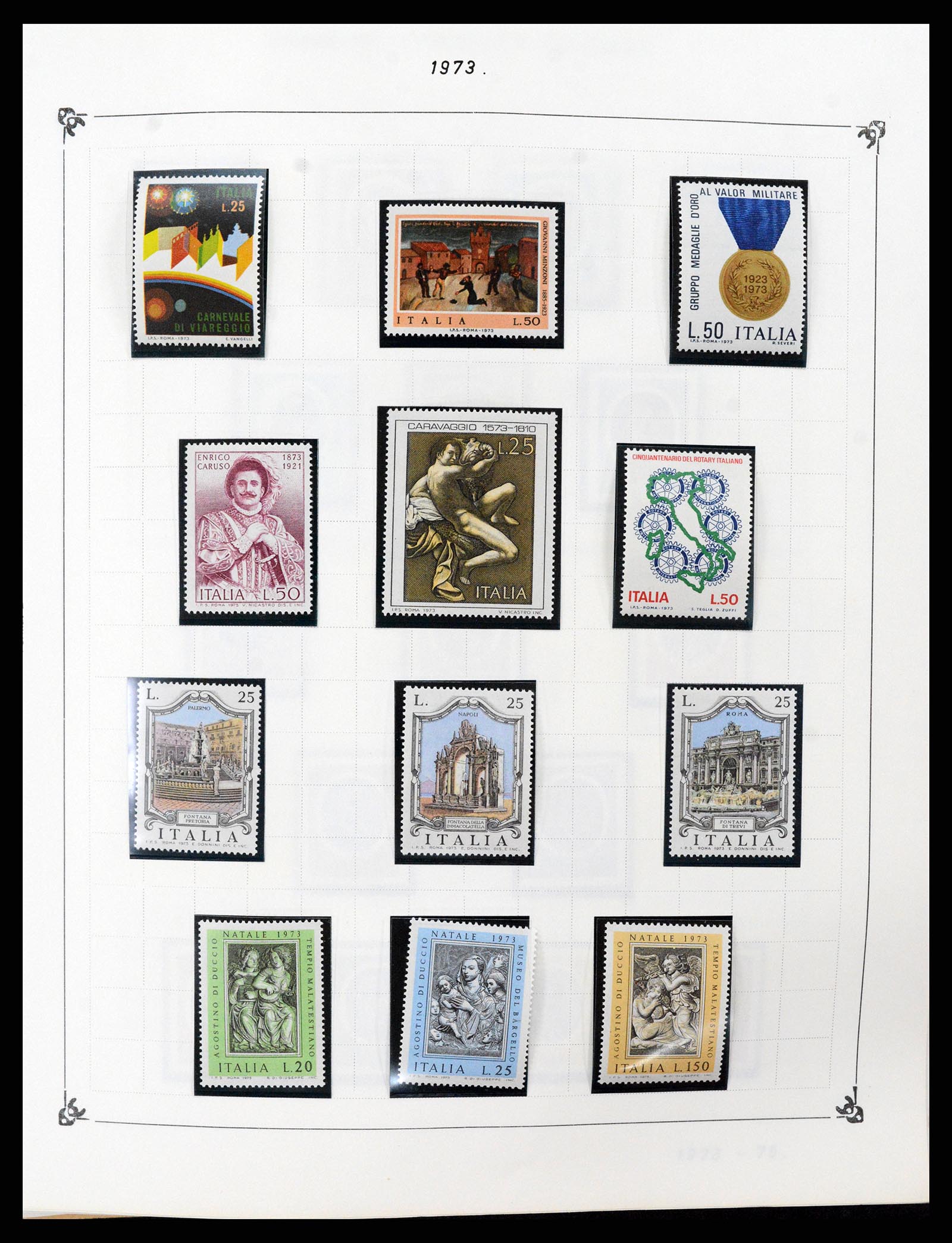 37284 088 - Postzegelverzameling 37284 Italië 1862-1986.