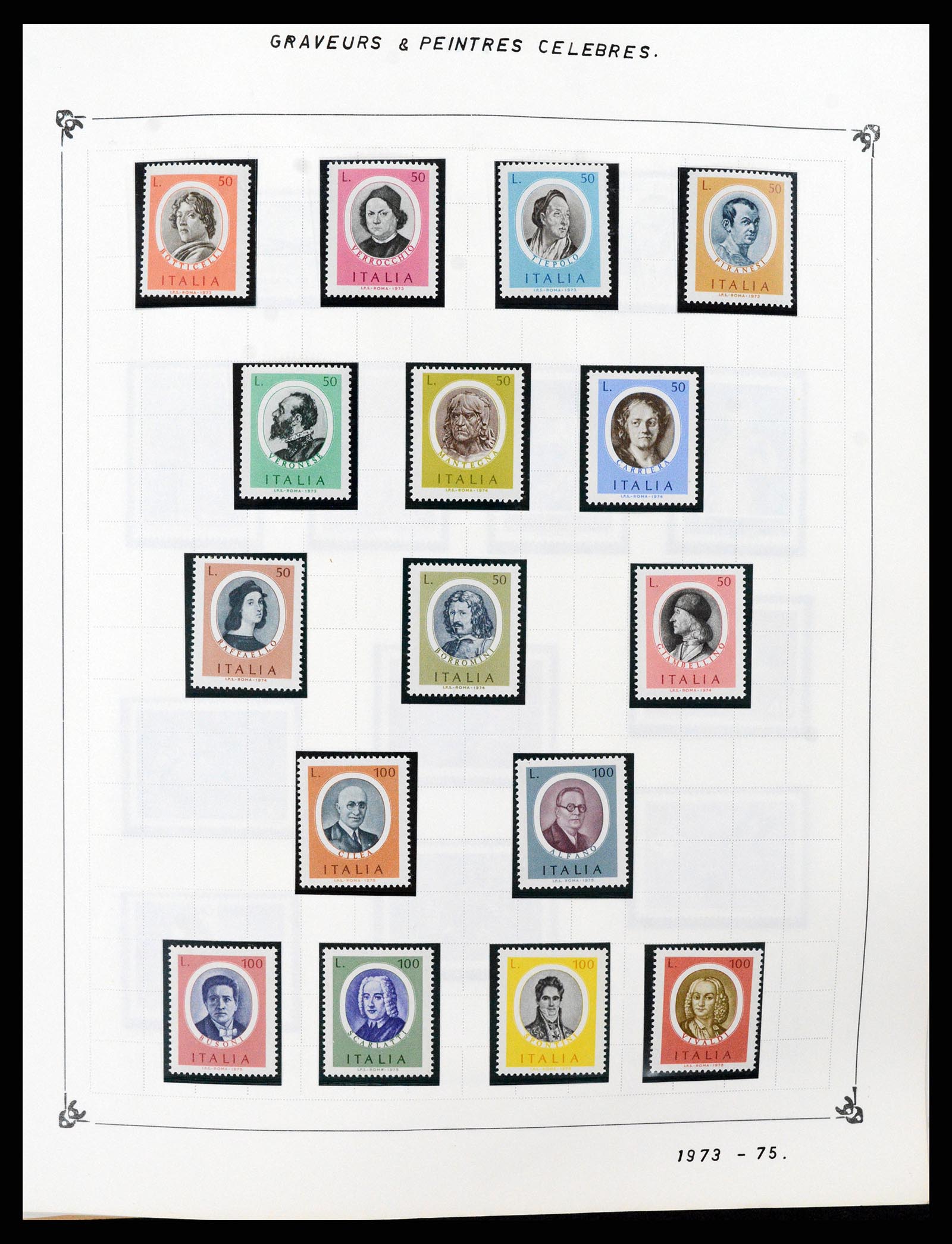 37284 089 - Postzegelverzameling 37284 Italië 1862-1986.