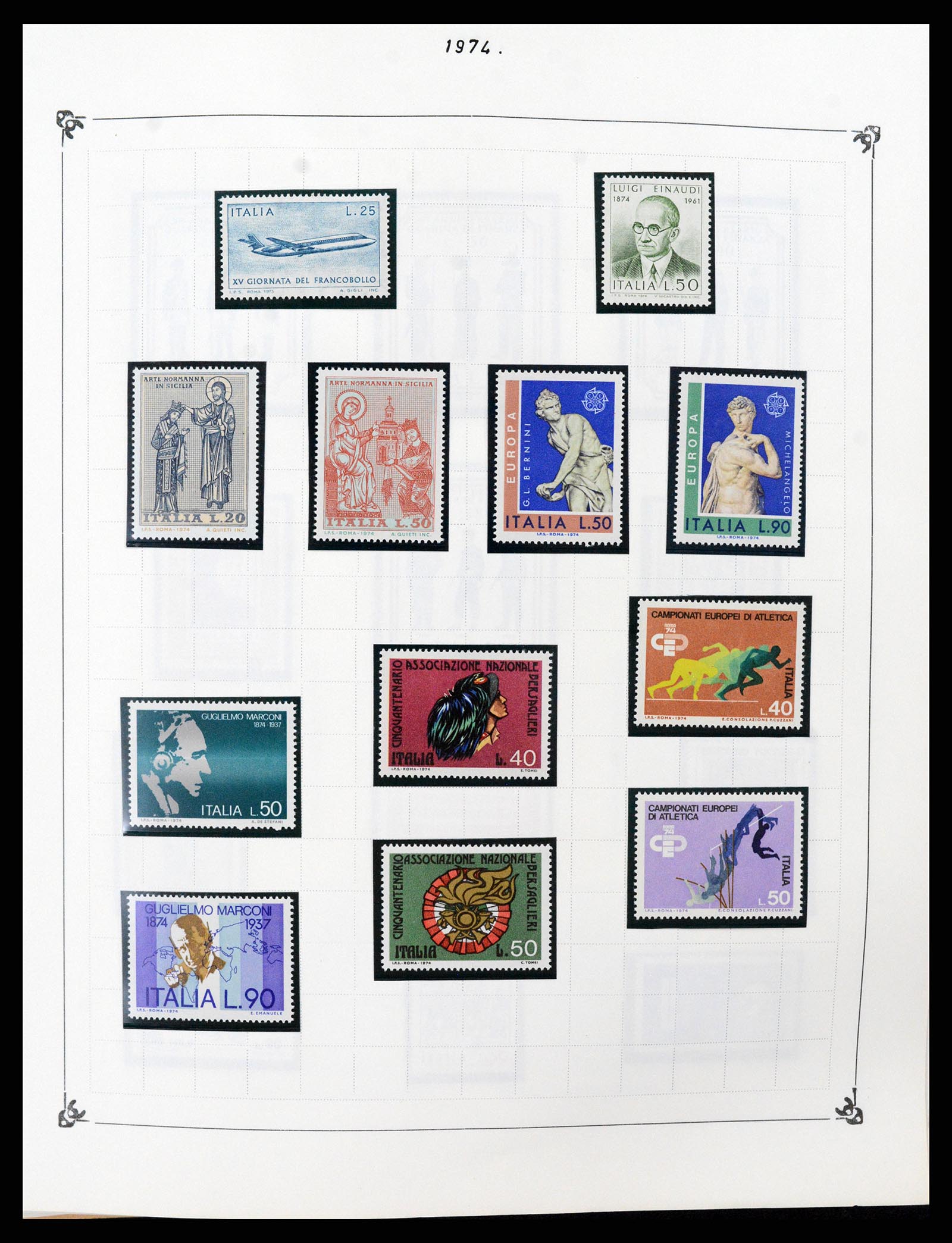 37284 090 - Postzegelverzameling 37284 Italië 1862-1986.