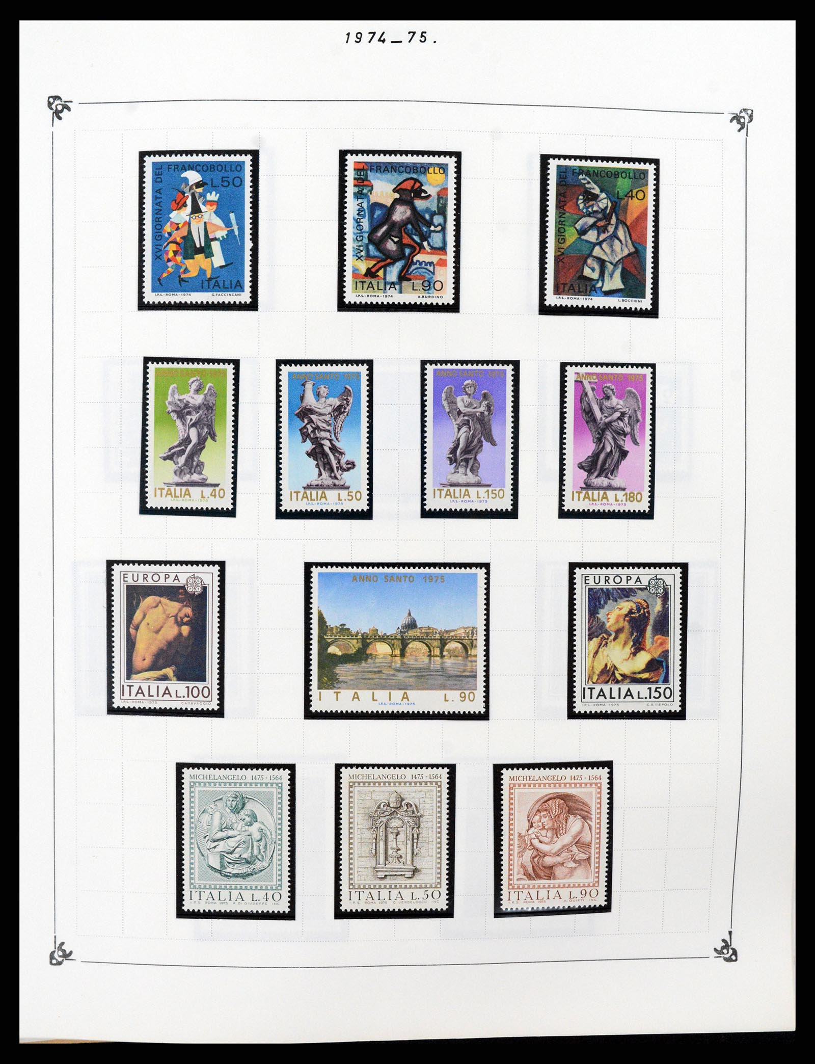 37284 093 - Postzegelverzameling 37284 Italië 1862-1986.