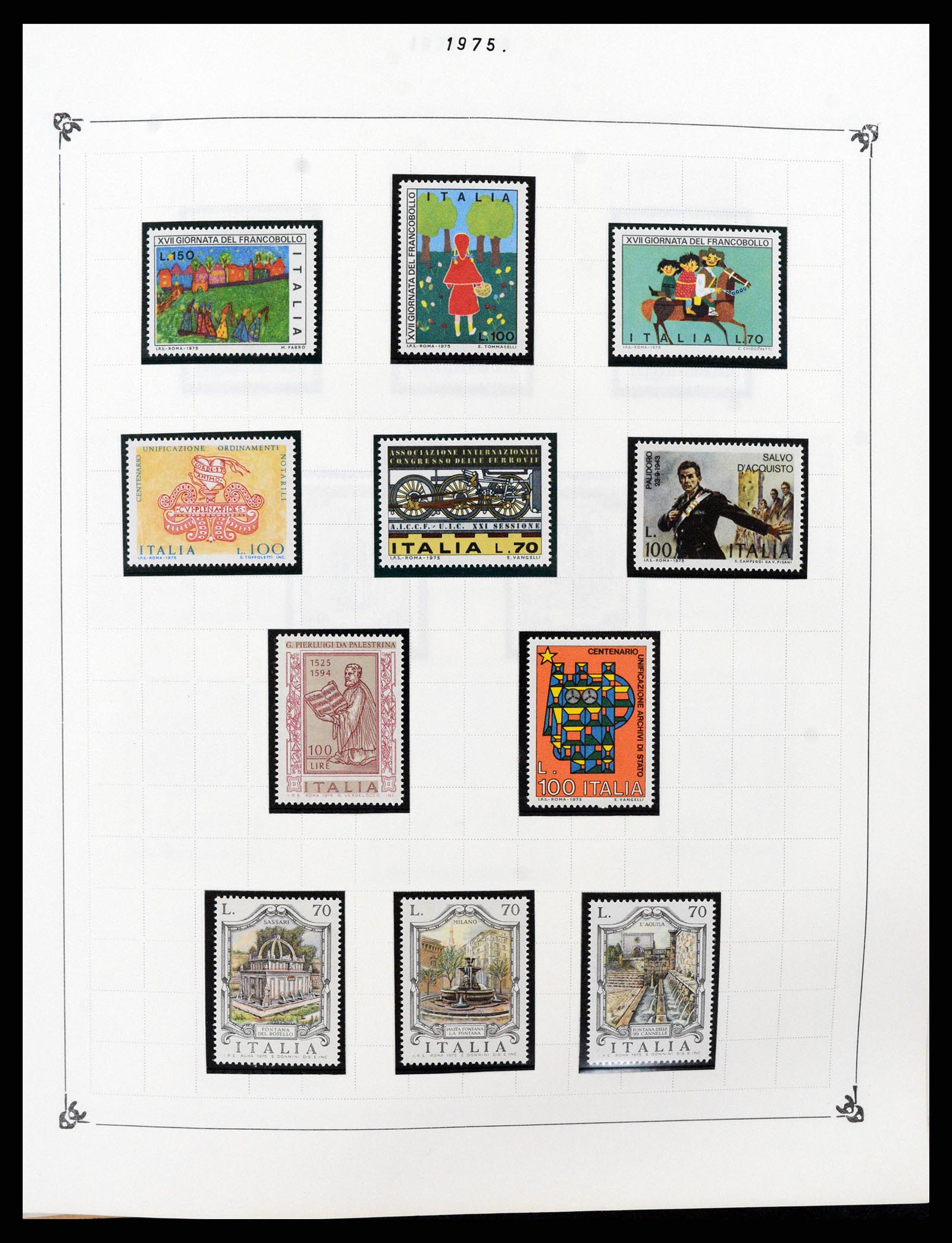 37284 095 - Postzegelverzameling 37284 Italië 1862-1986.